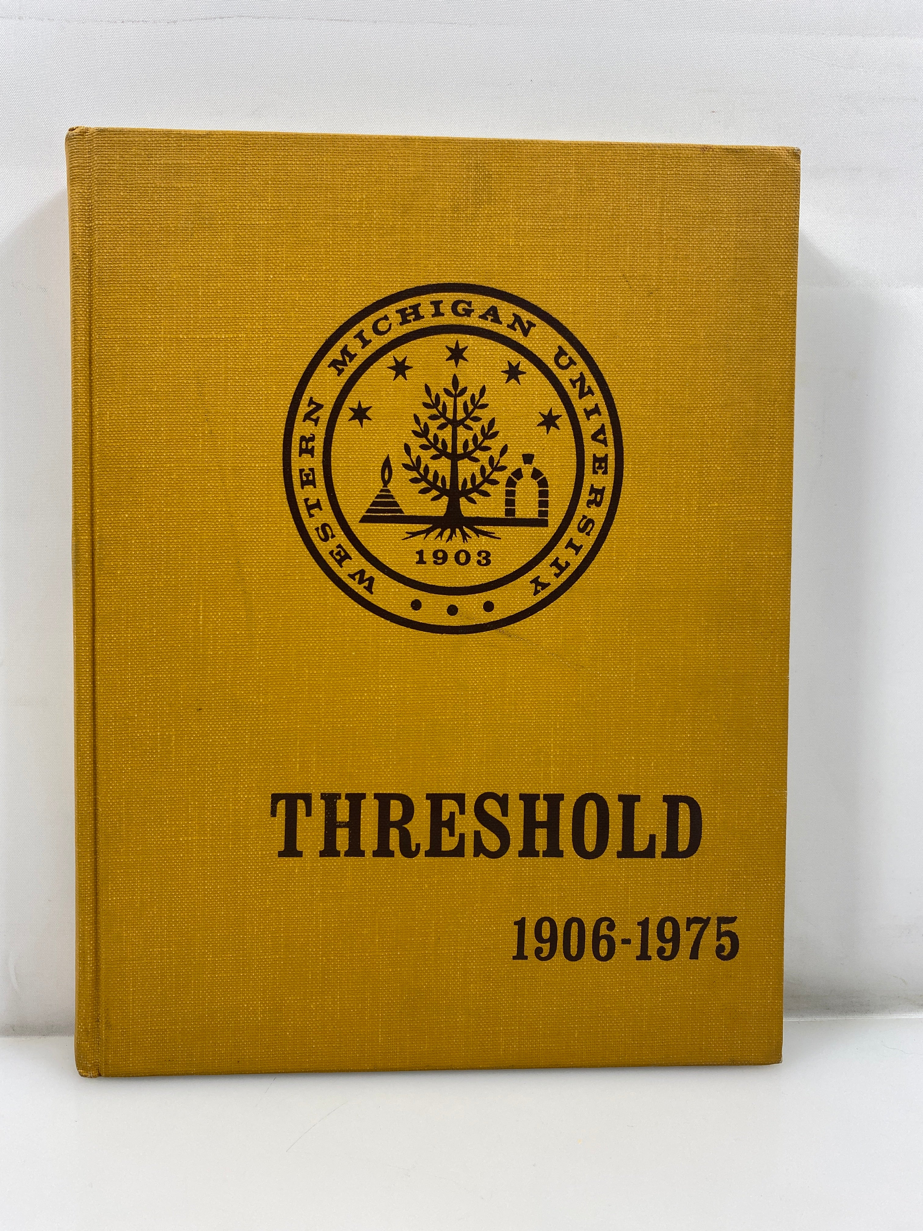 1975 "Threshold" Western Michigan University Yearbook Kalamazoo MI HC