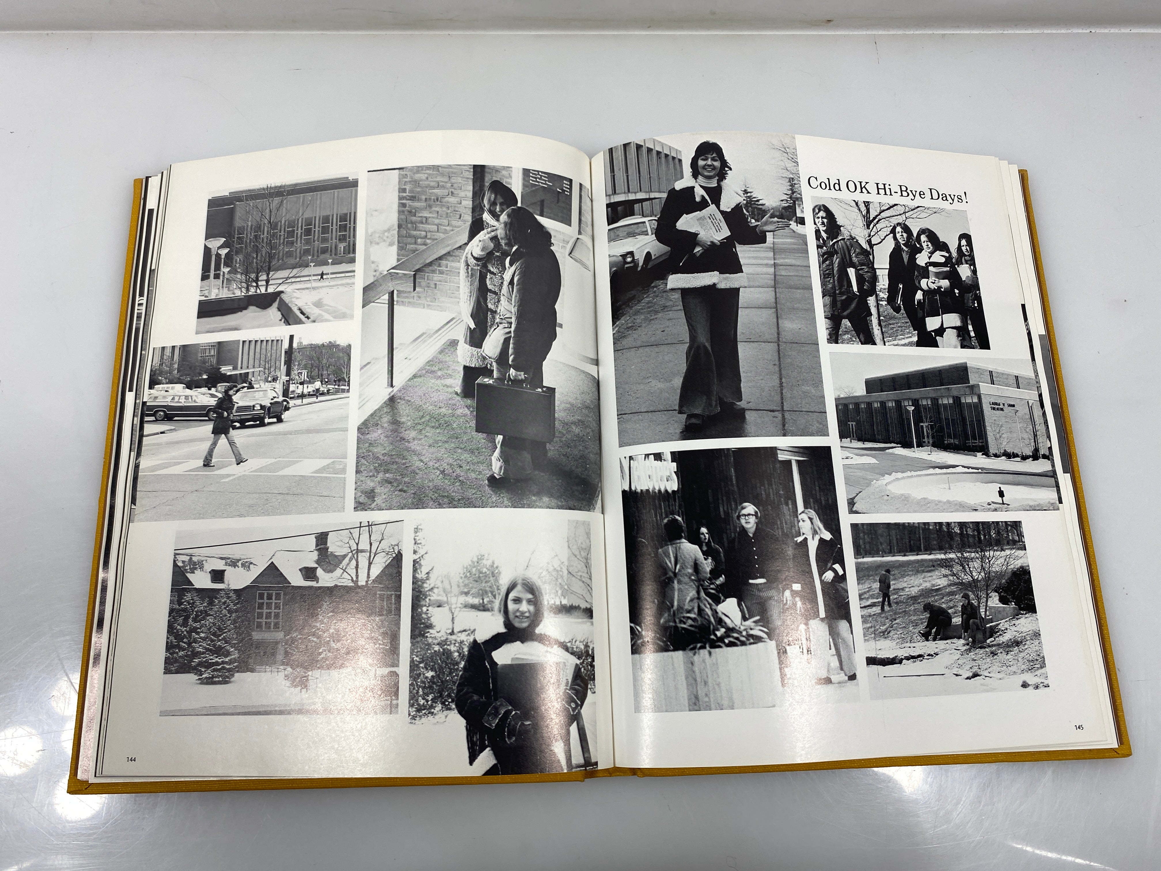 1975 "Threshold" Western Michigan University Yearbook Kalamazoo MI HC