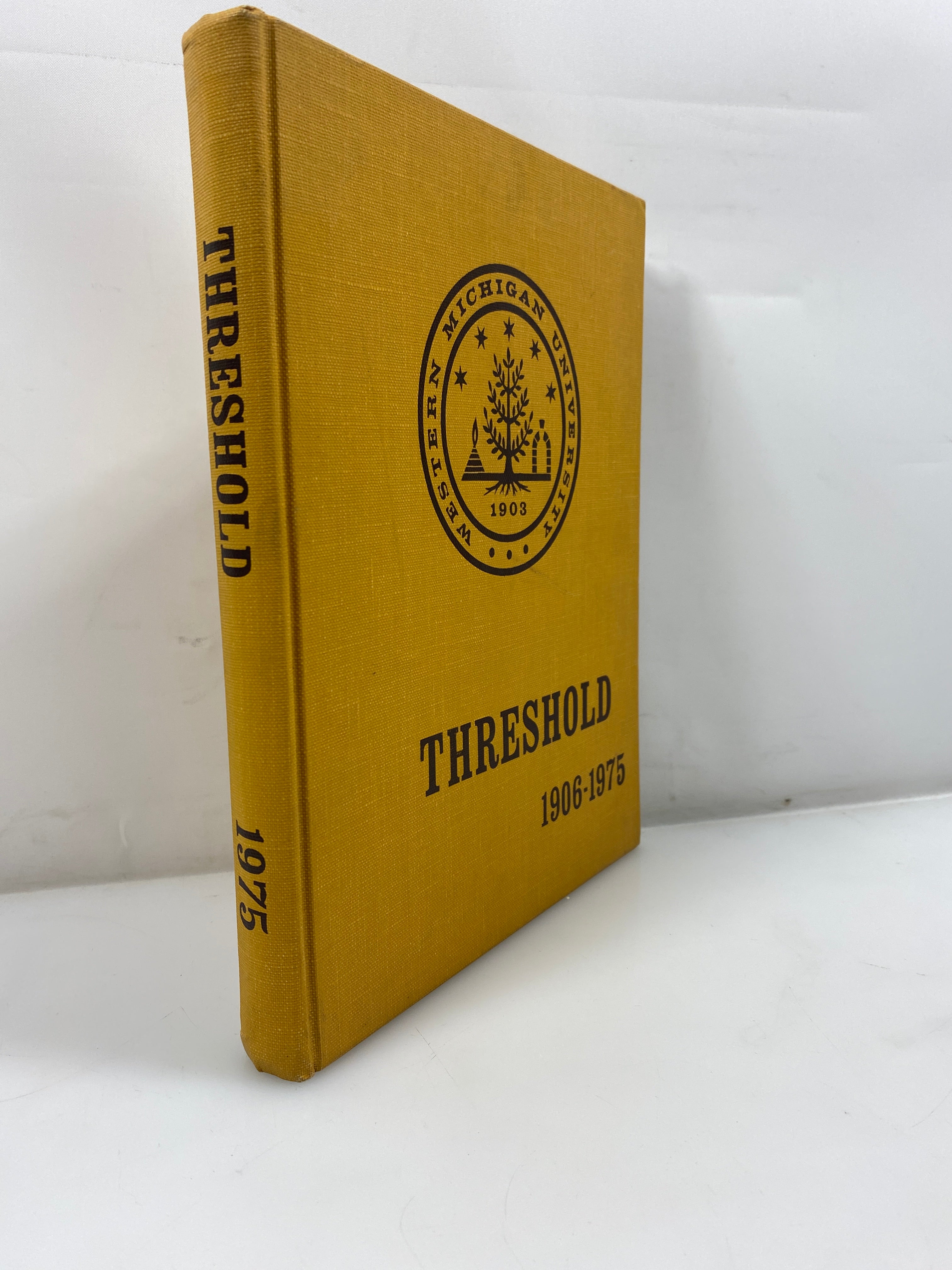 1975 "Threshold" Western Michigan University Yearbook Kalamazoo MI HC