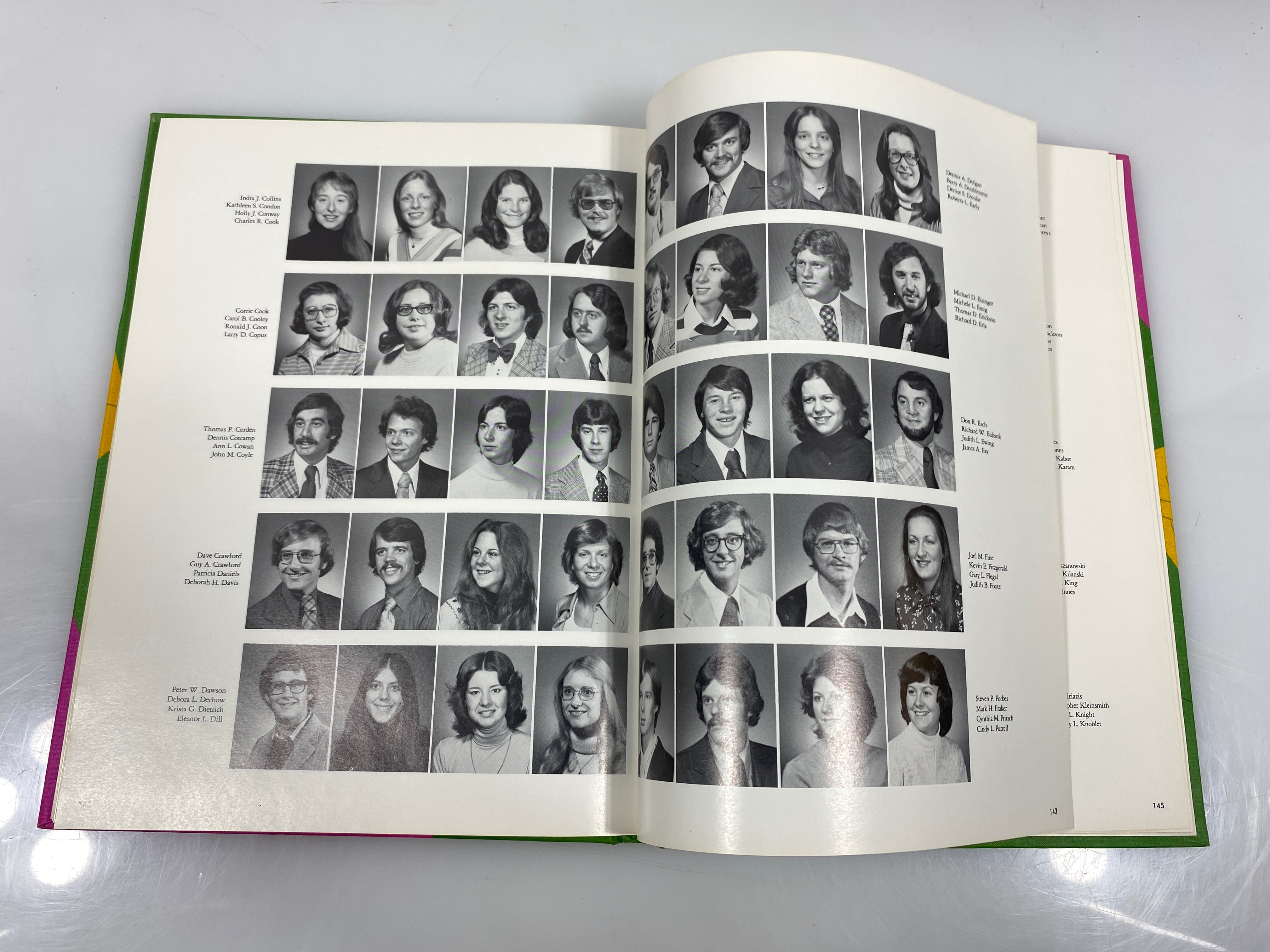 1976 "Albionian" Albion College Yearbook Albion, MI HC