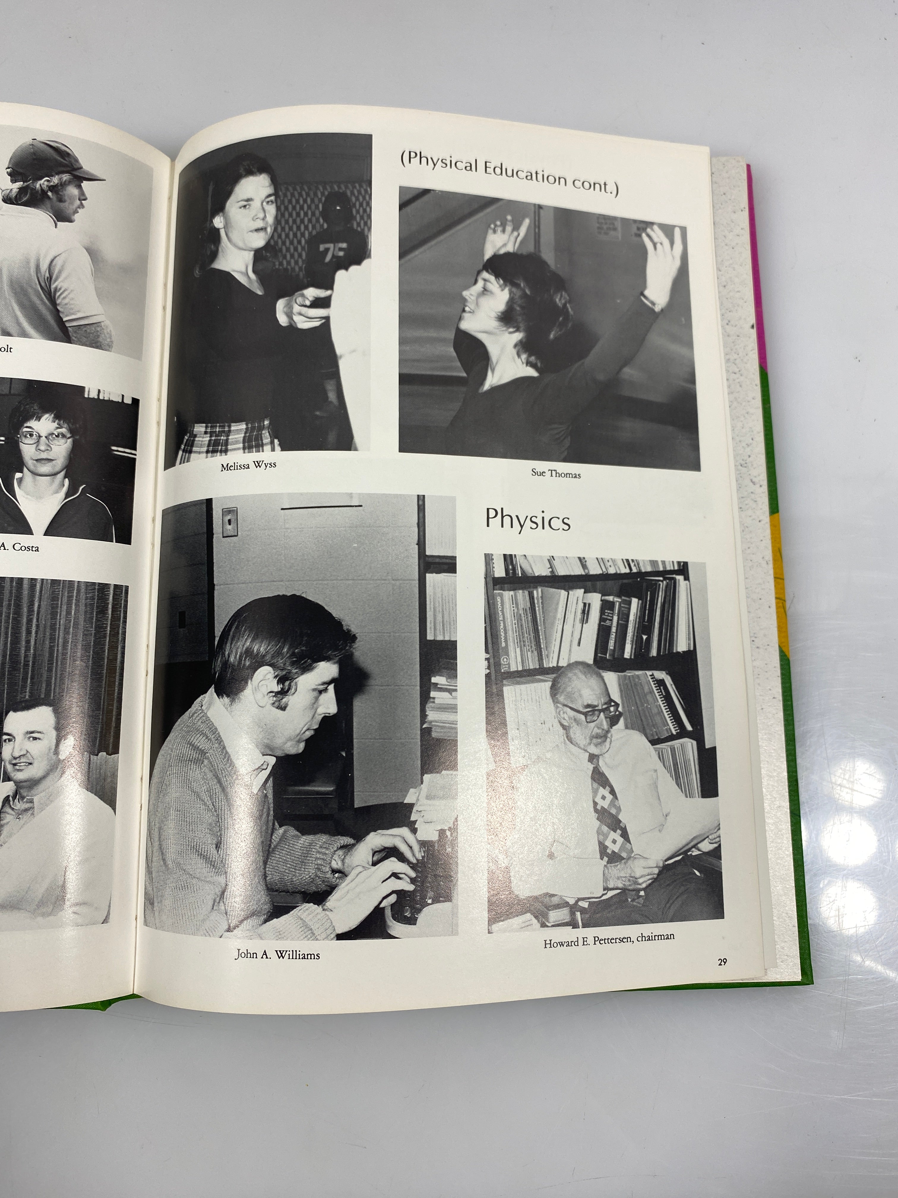 1976 "Albionian" Albion College Yearbook Albion, MI HC