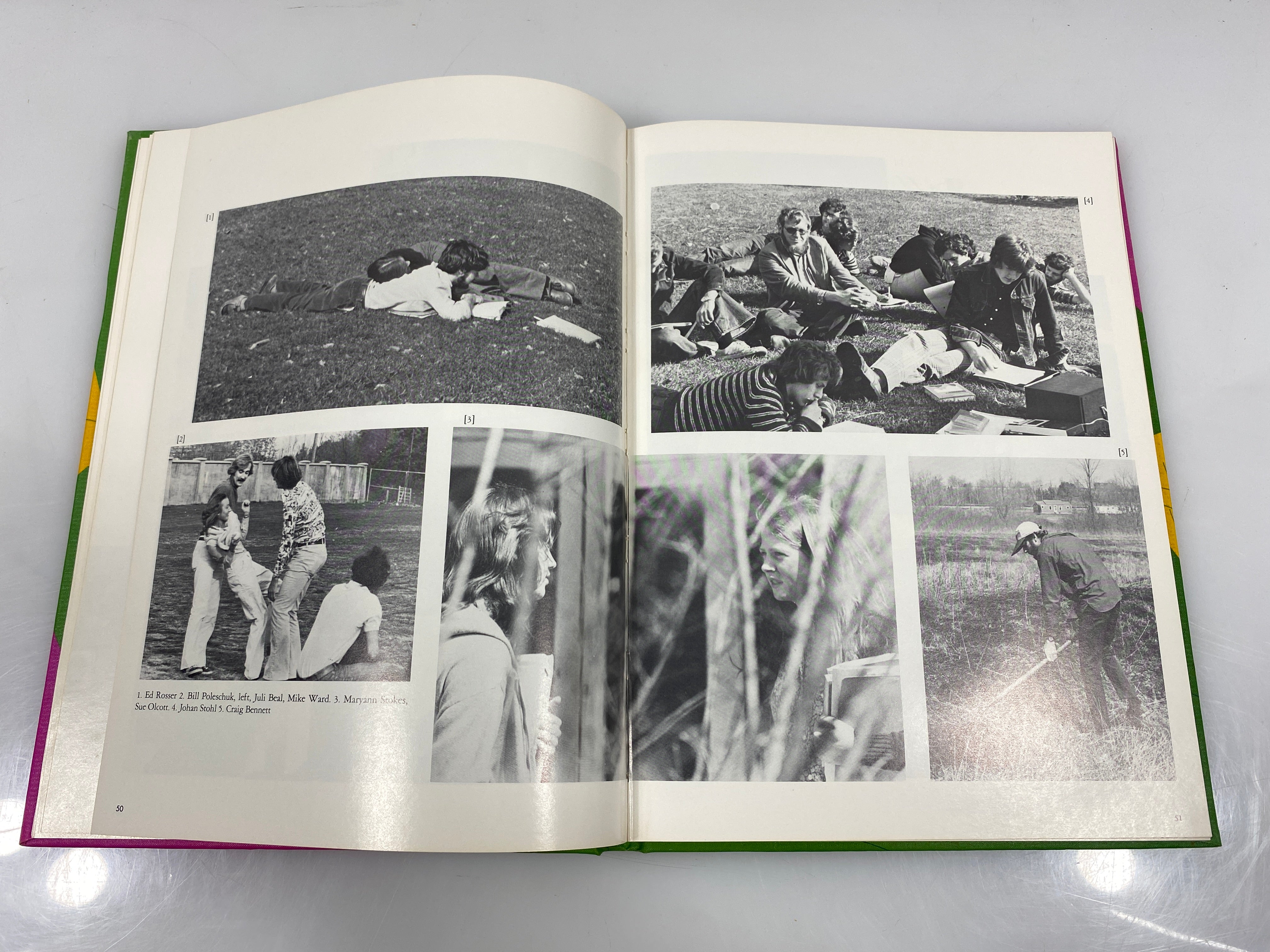 1976 "Albionian" Albion College Yearbook Albion, MI HC