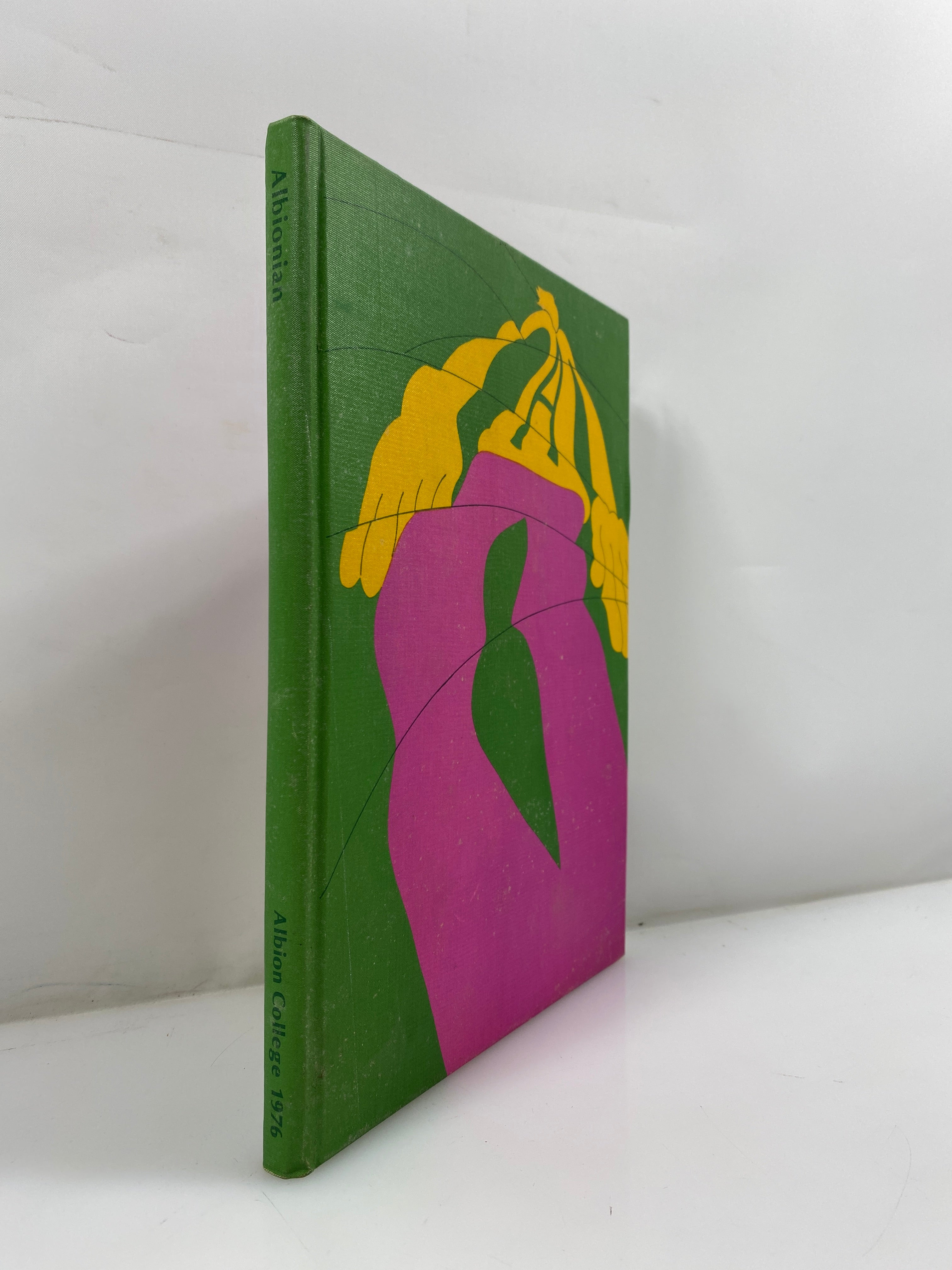 1976 "Albionian" Albion College Yearbook Albion, MI HC
