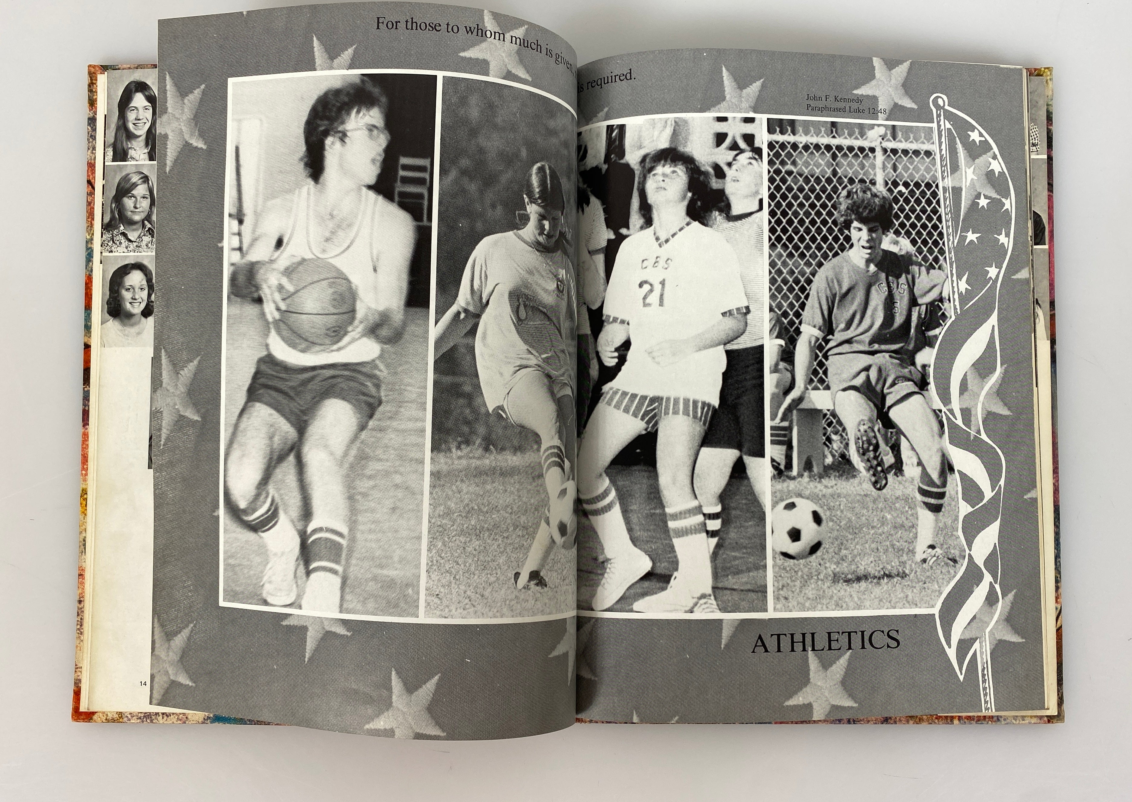 1976 Curtis Baptist School Yearbook Augusta Georgia HC