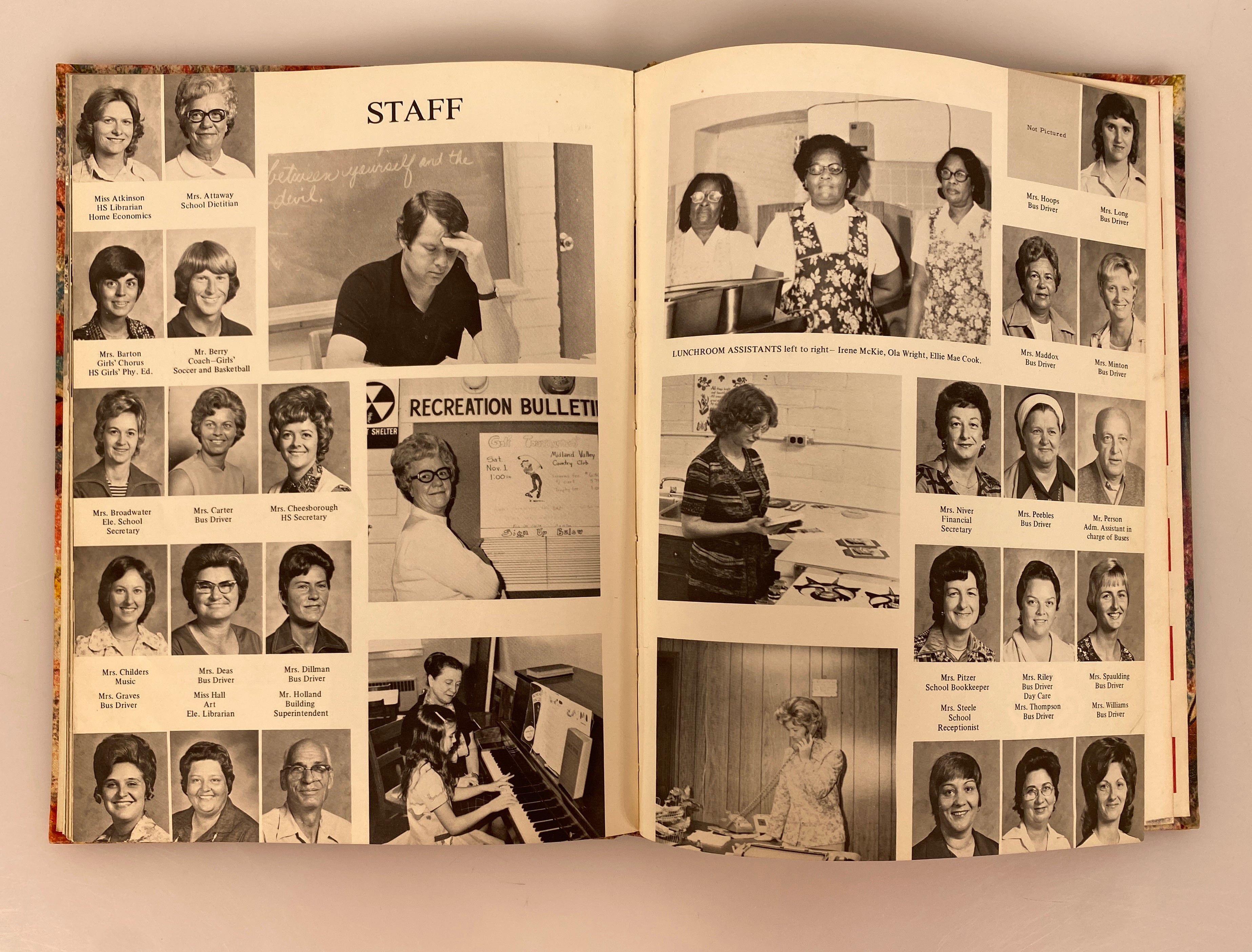 1976 Curtis Baptist School Yearbook Augusta Georgia HC