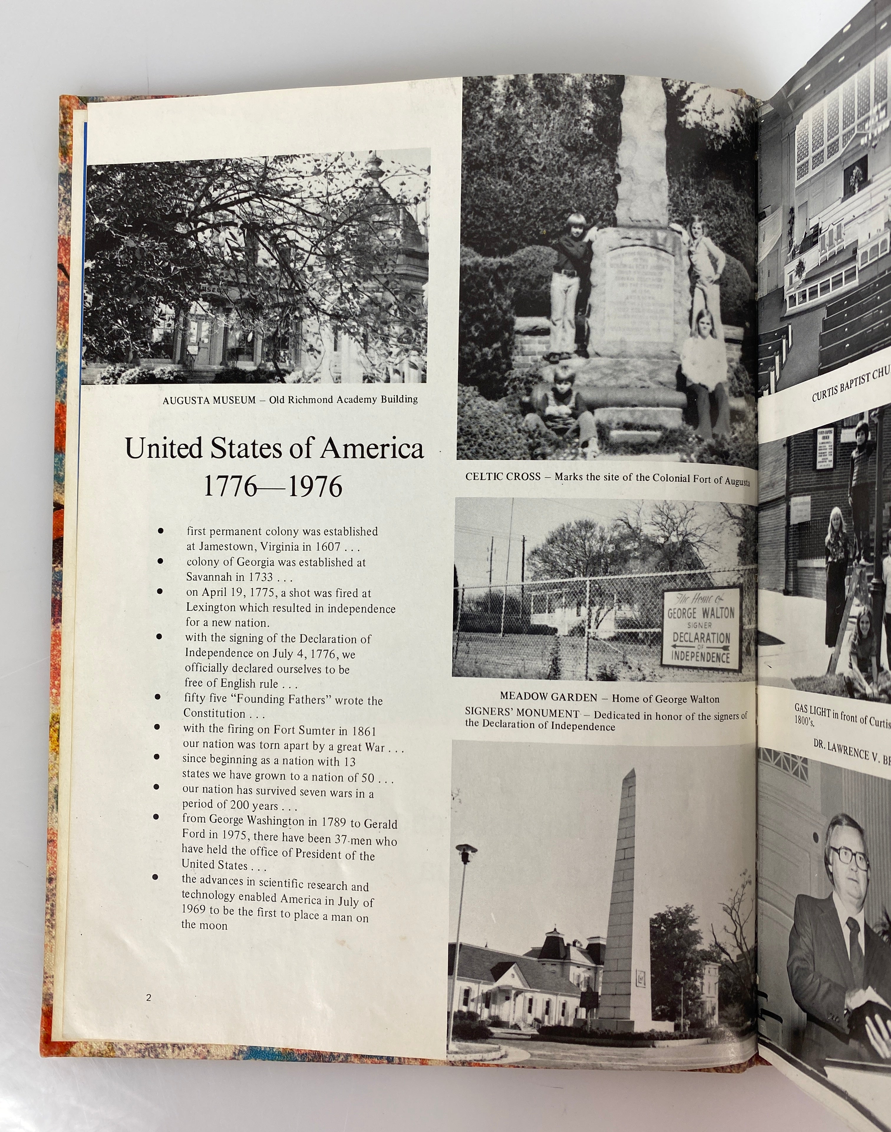 1976 Curtis Baptist School Yearbook Augusta Georgia HC