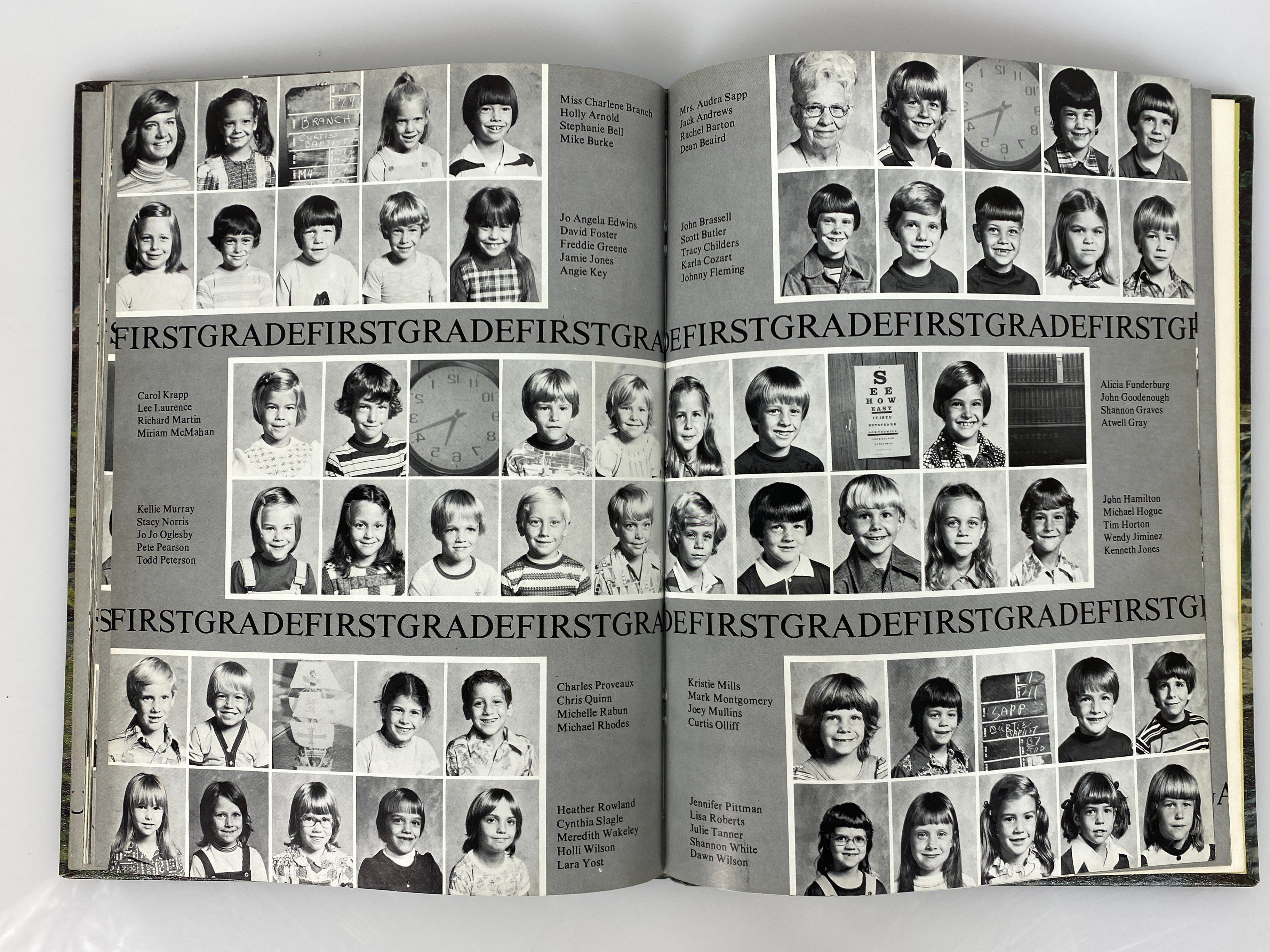 1977 Curtis Baptist School Yearbook Augusta Georgia HC