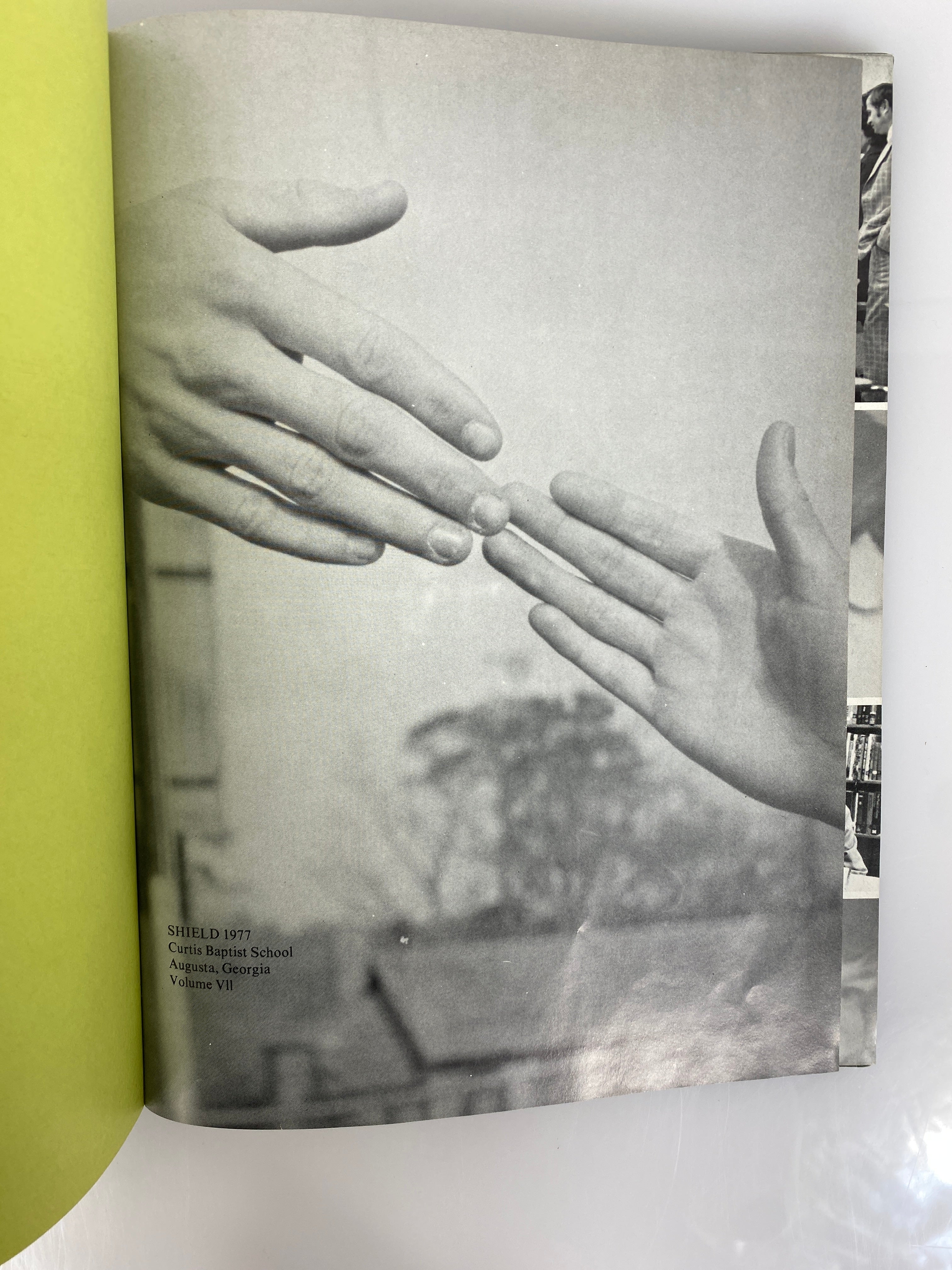 1977 Curtis Baptist School Yearbook Augusta Georgia HC
