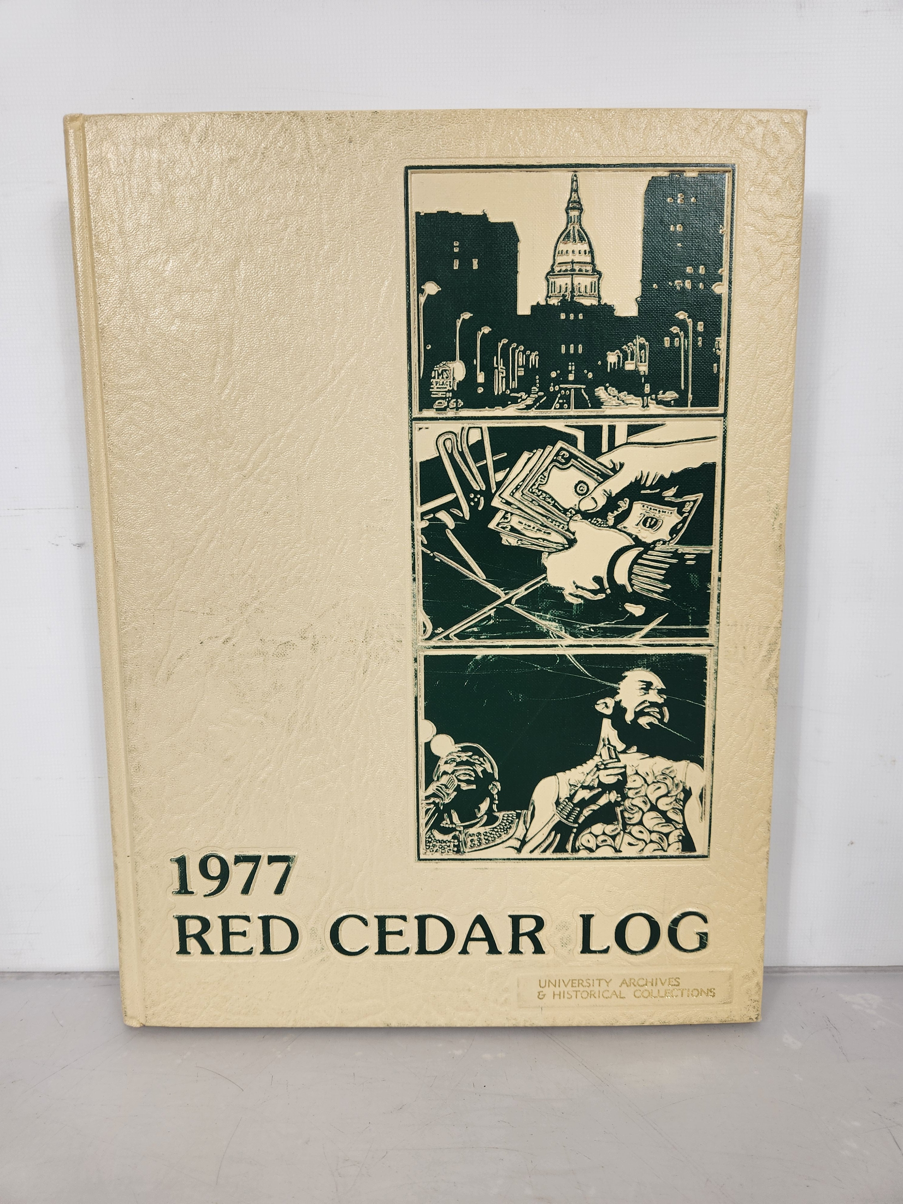 1977 Michigan State University Yearbook Wolverine
