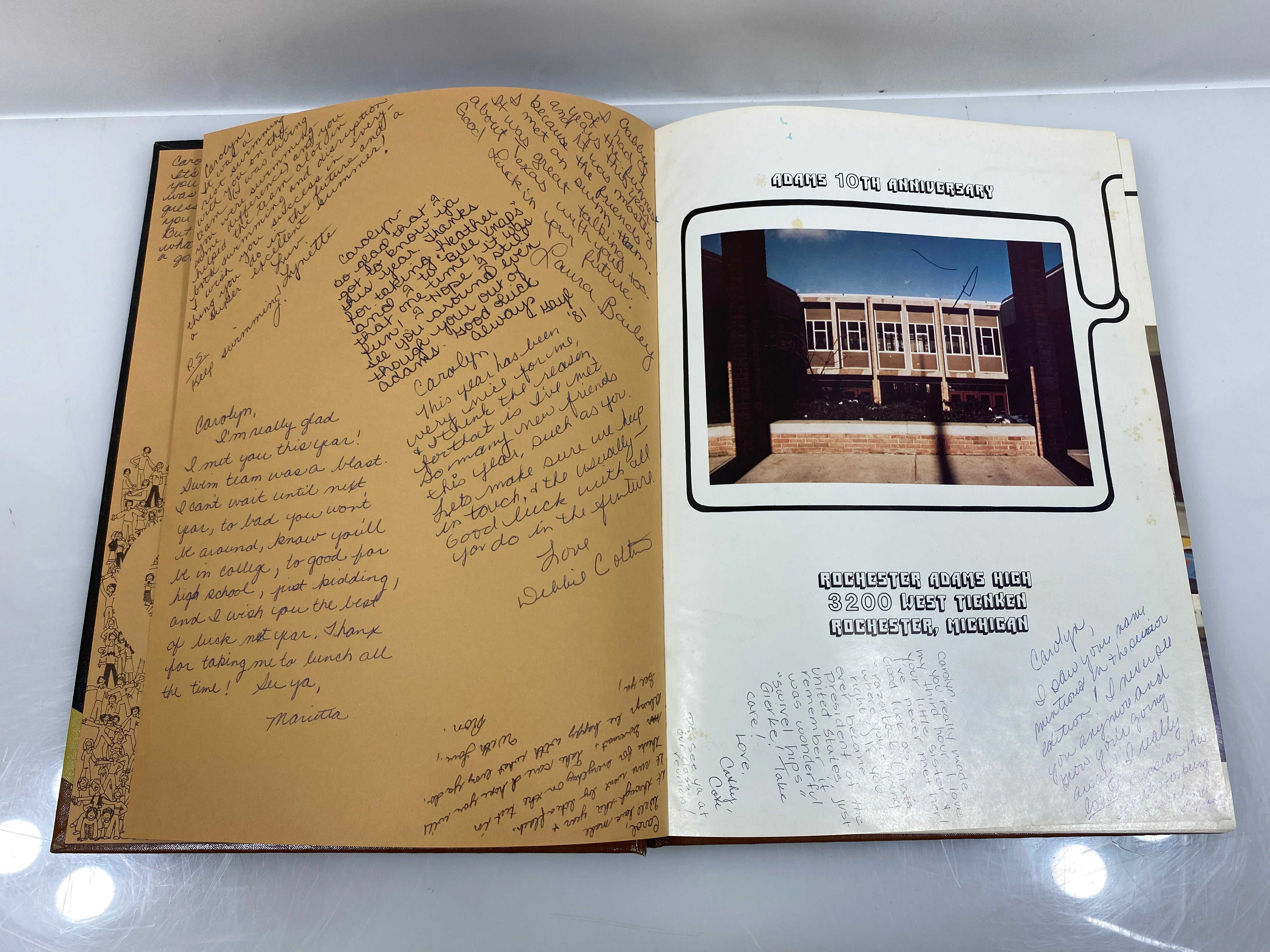 1979 Rochester Adams High Yearbook "Adams" Rochester Michigan HC
