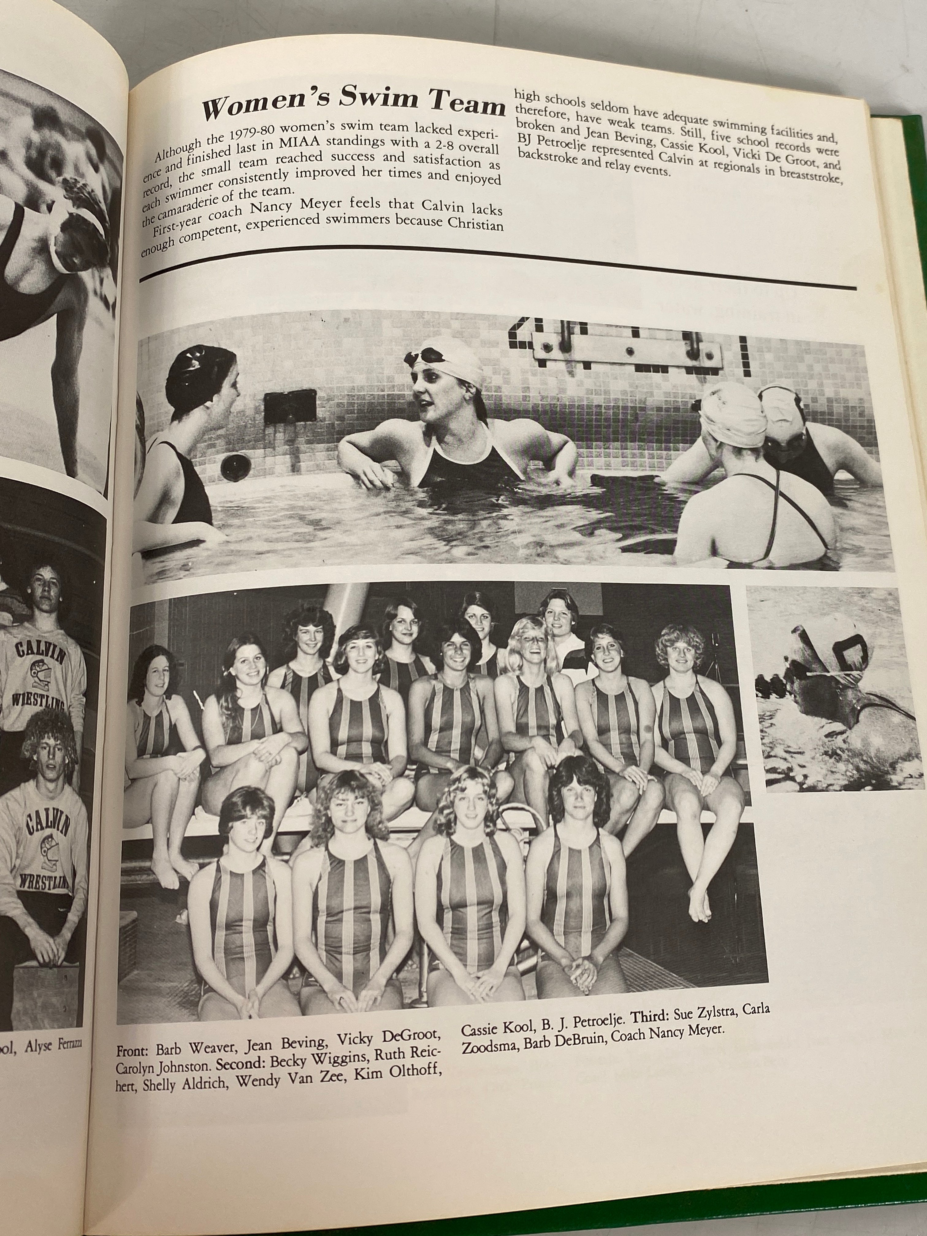 1980 Calvin College Yearbook Grand Rapids Michigan HC