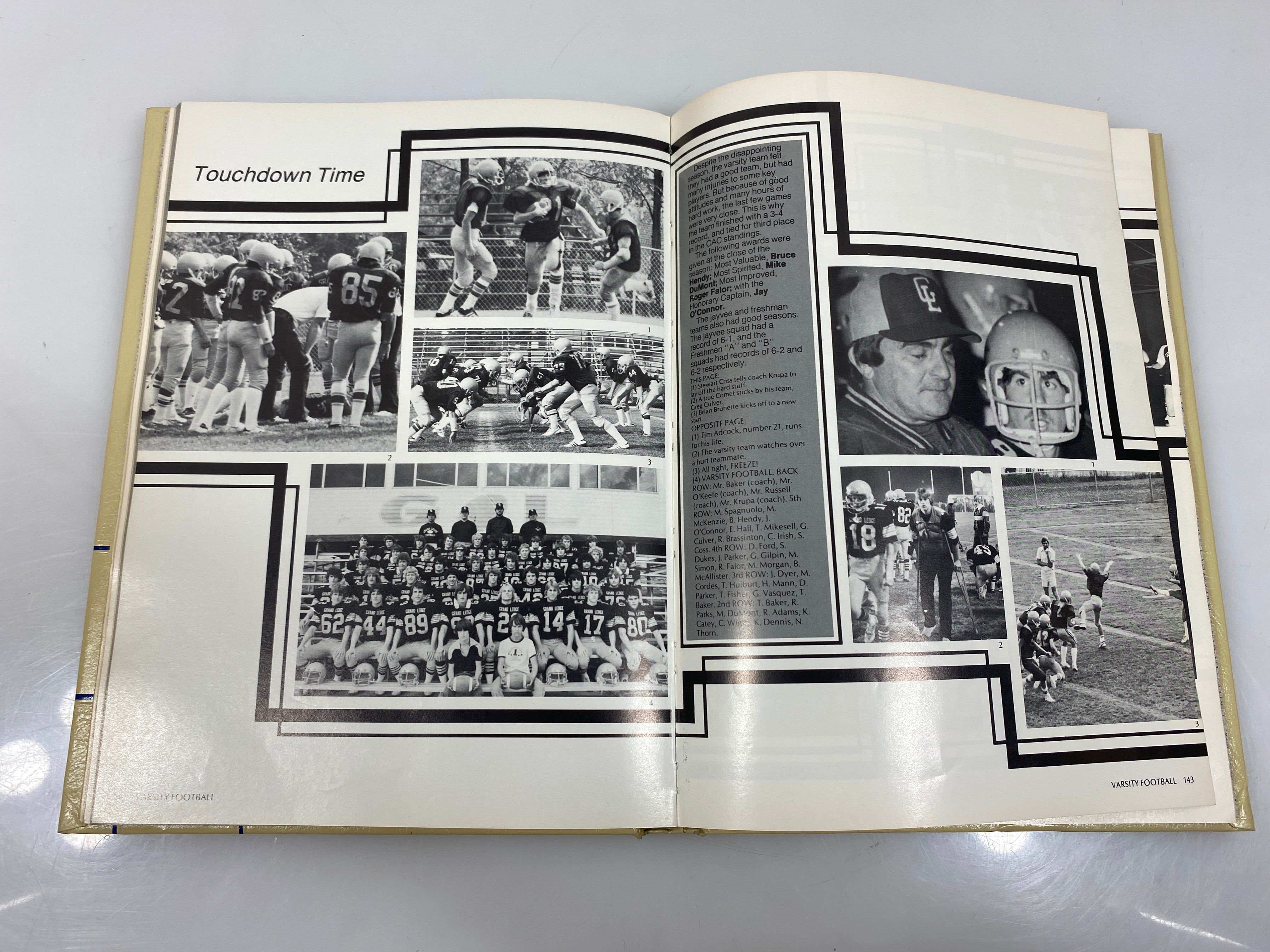 1980 Grand Ledge High School Yearbook Grand Ledge Michigan HC