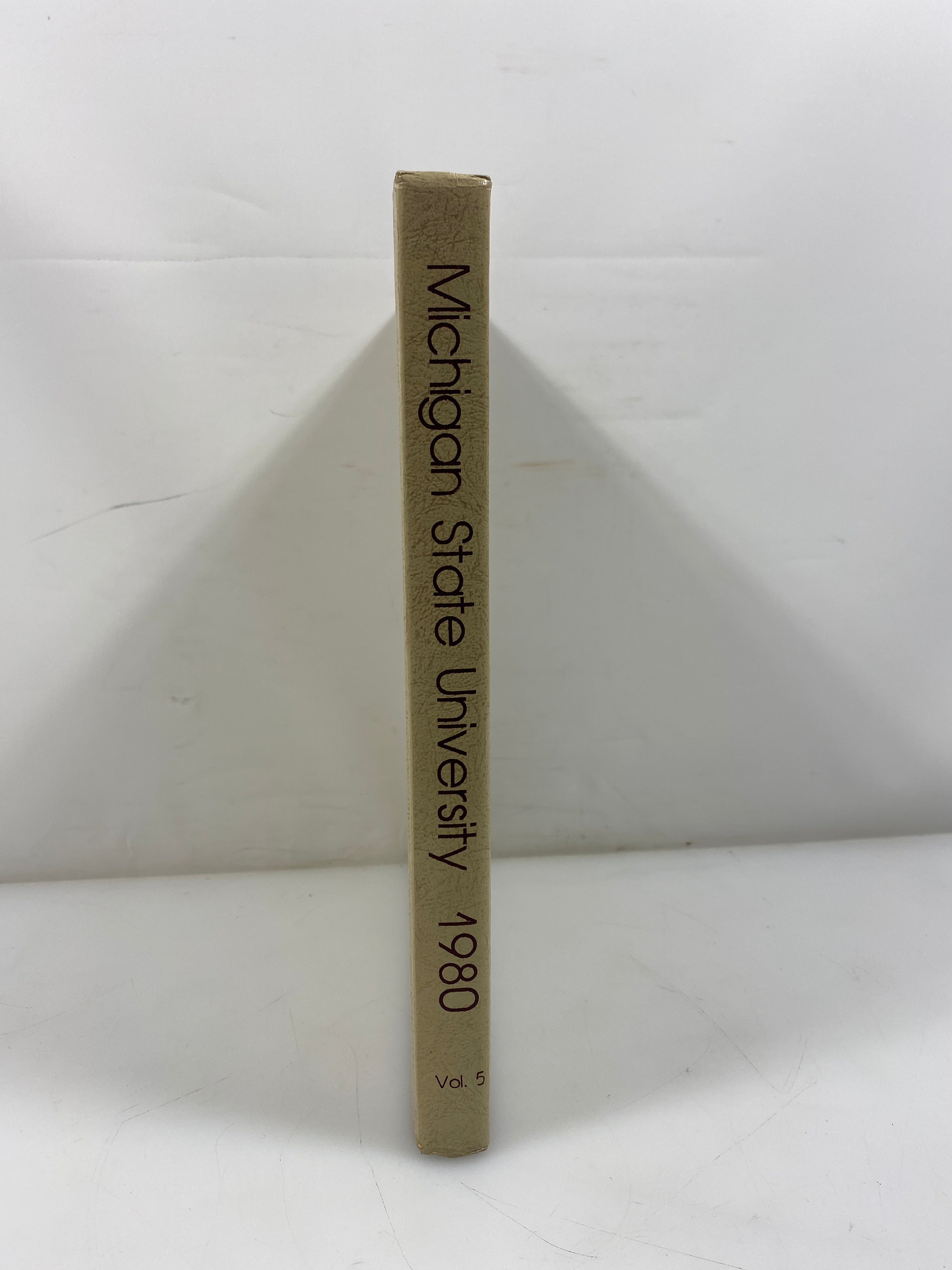 1980 Michigan State University Red Cedar Log Yearbook East Lansing, MI HC