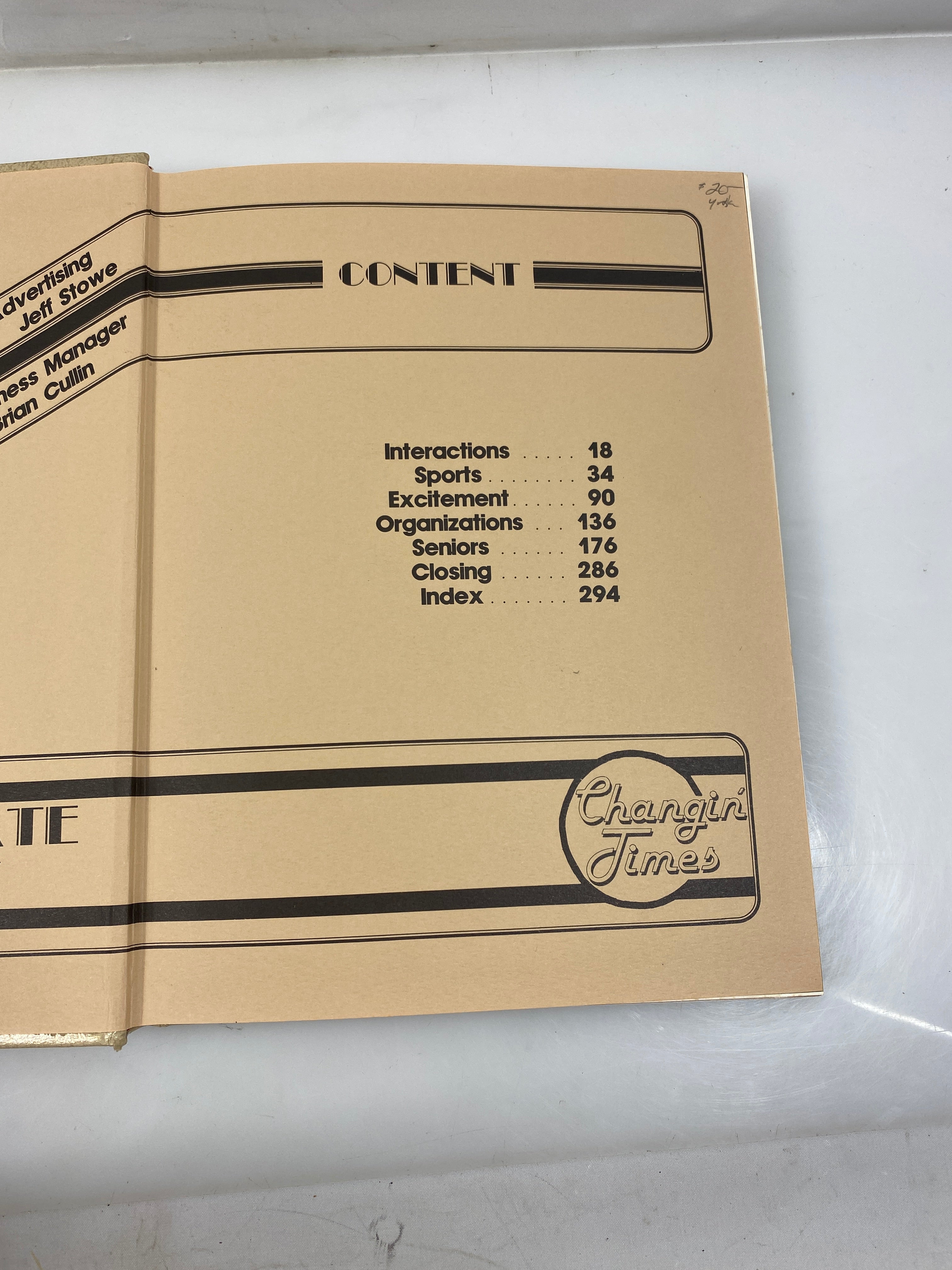 1980 Michigan State University Red Cedar Log Yearbook East Lansing, MI HC