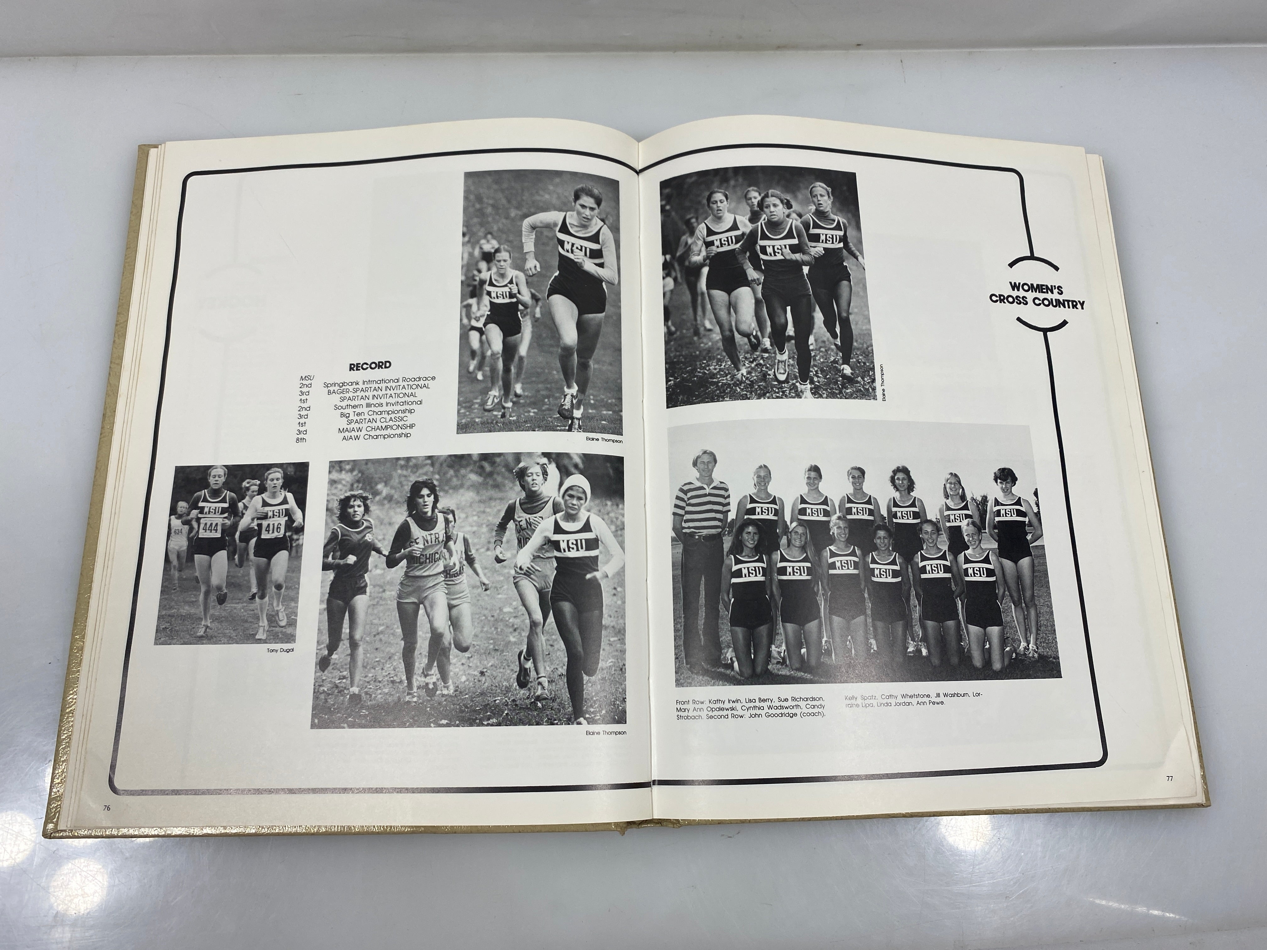 1980 Michigan State University Red Cedar Log Yearbook East Lansing, MI HC