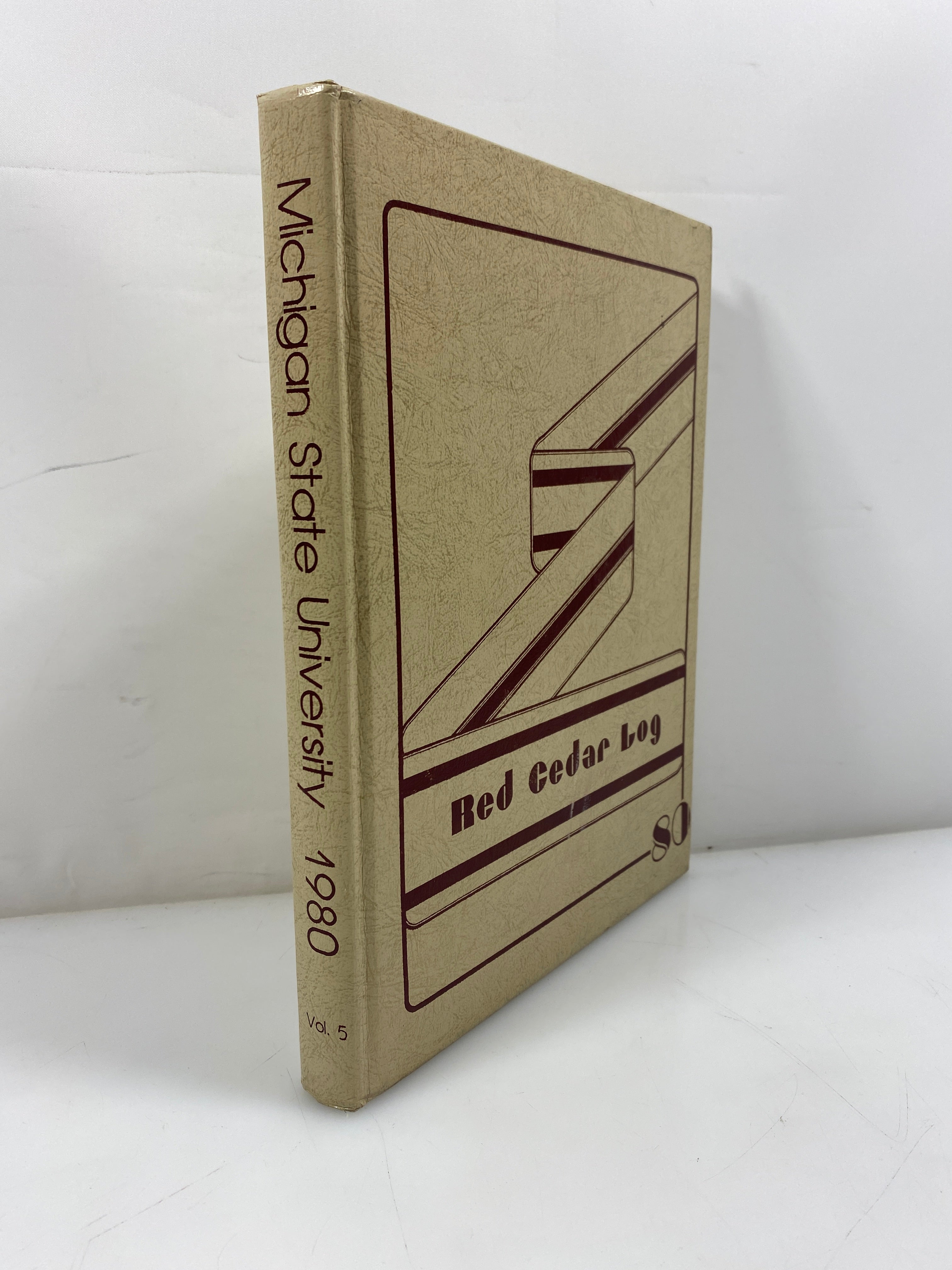 1980 Michigan State University Red Cedar Log Yearbook East Lansing, MI HC