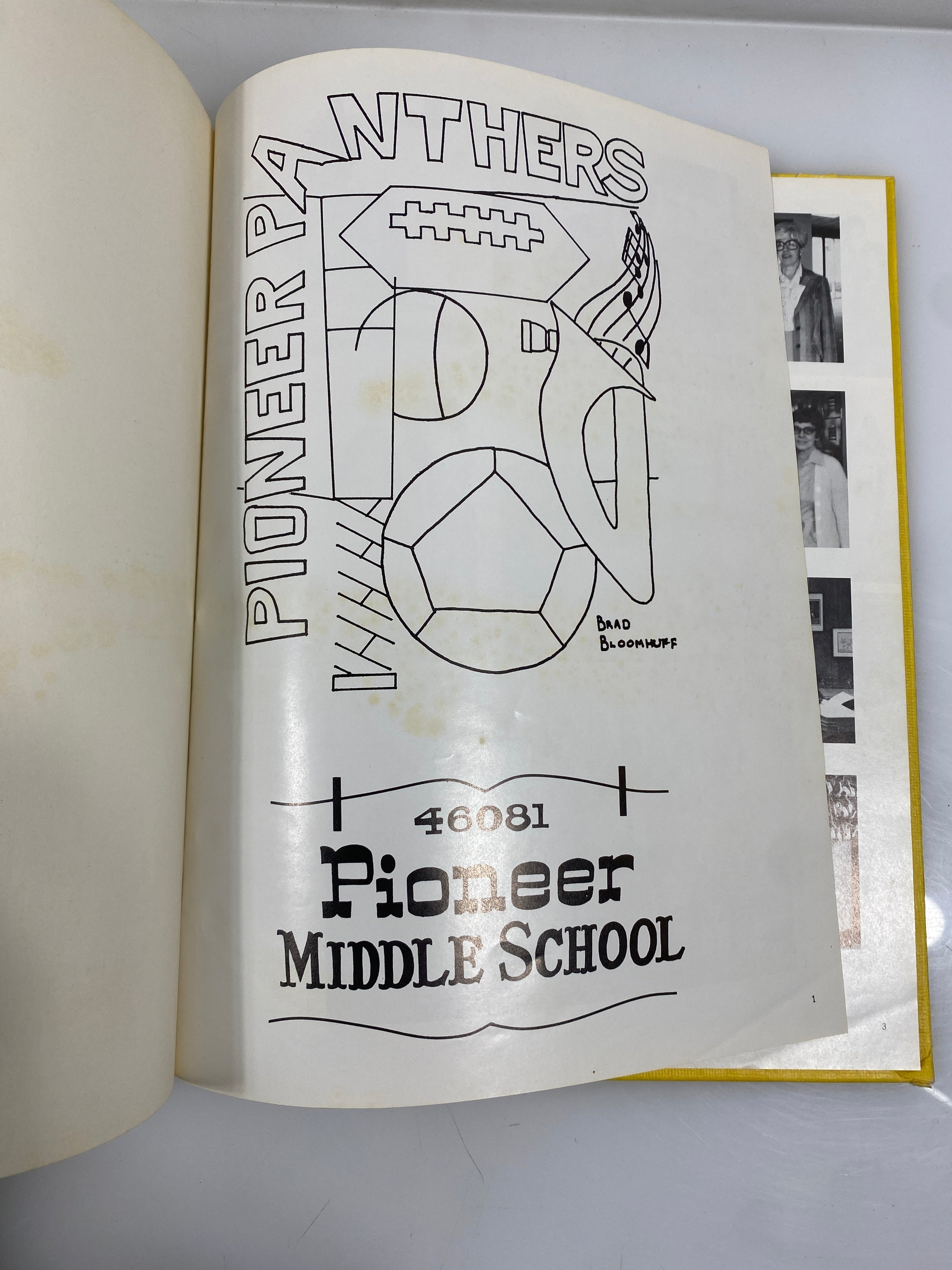 1980 Pioneer Middle School Yearbook Plymouth, Michigan HC