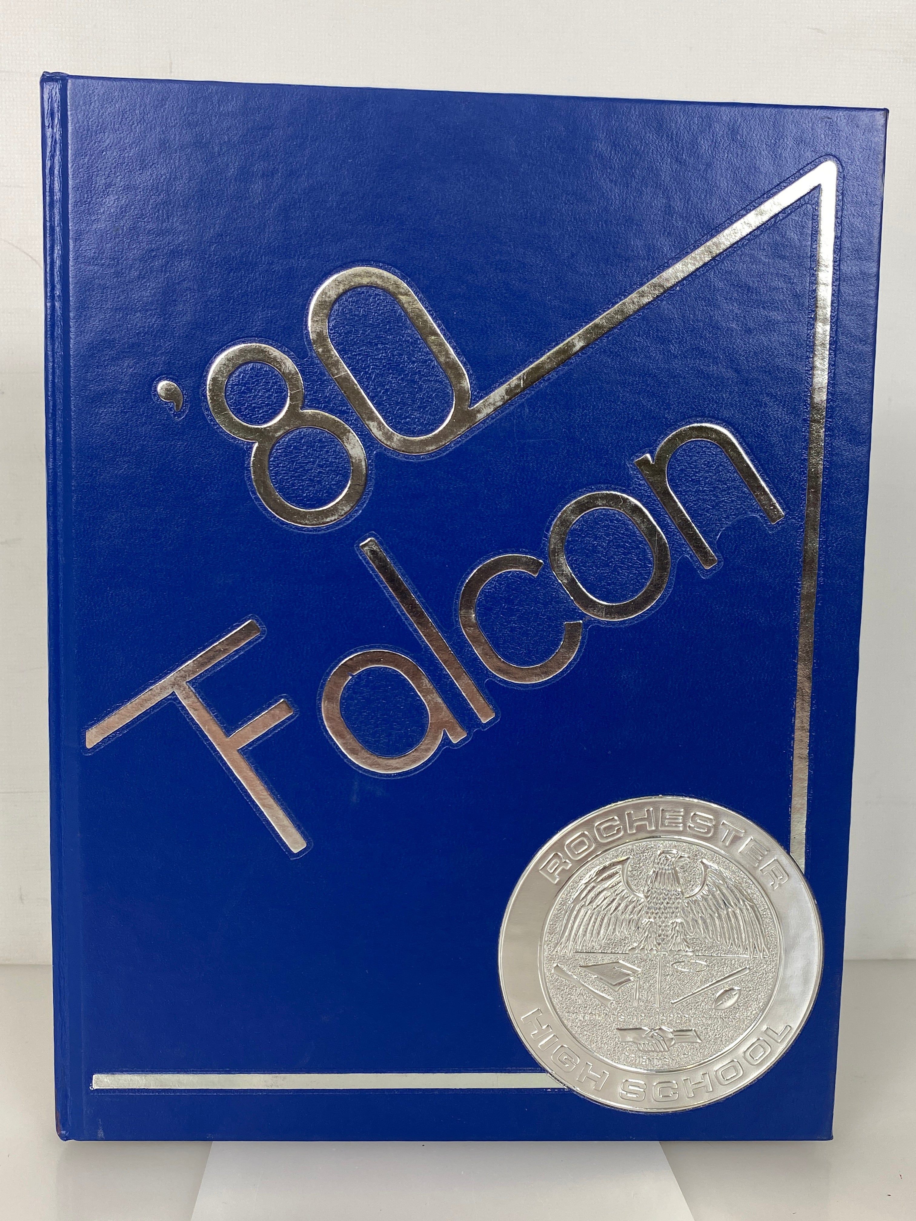 1980 Rochester High School Yearbook "Falcon" Rochester Michigan HC