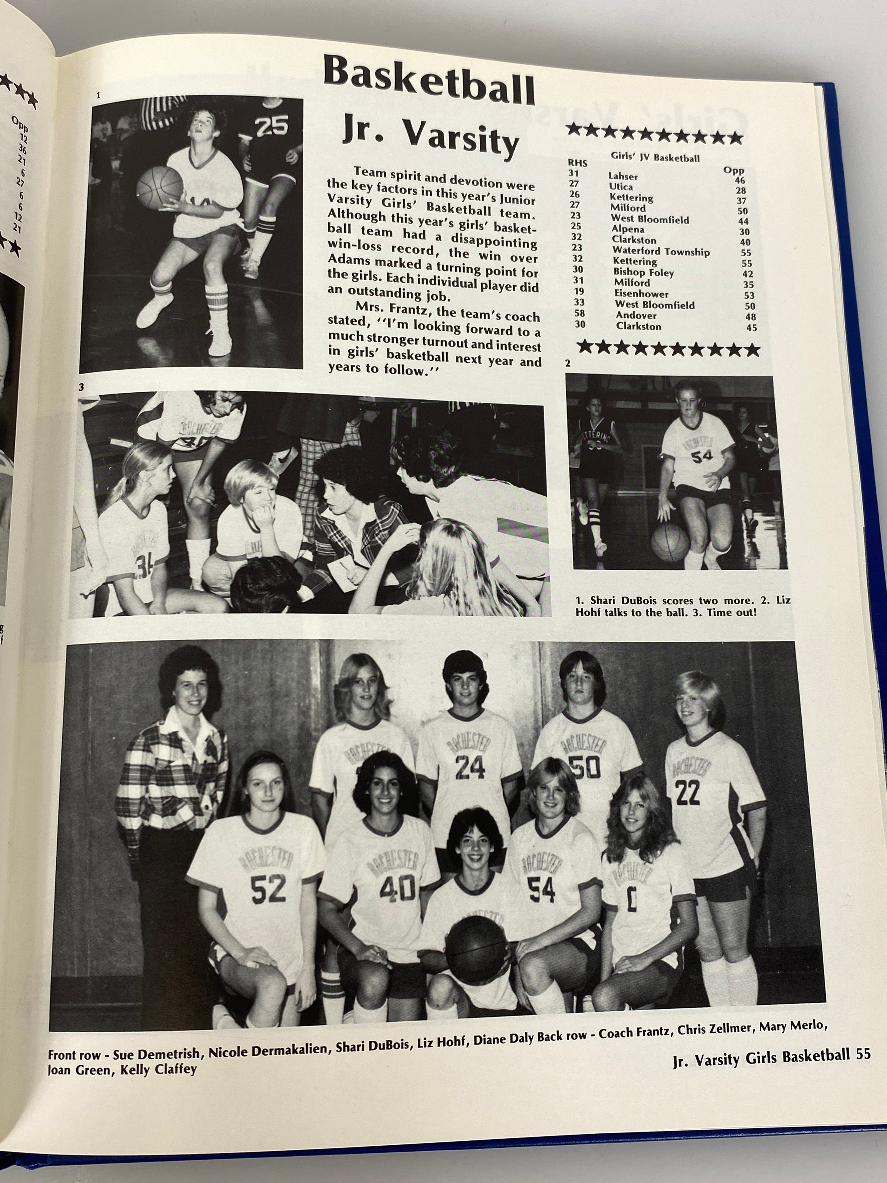 1980 Rochester High School Yearbook "Falcon" Rochester Michigan HC