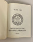 1981 Carleton College Yearbook Northfield Minnesota HC