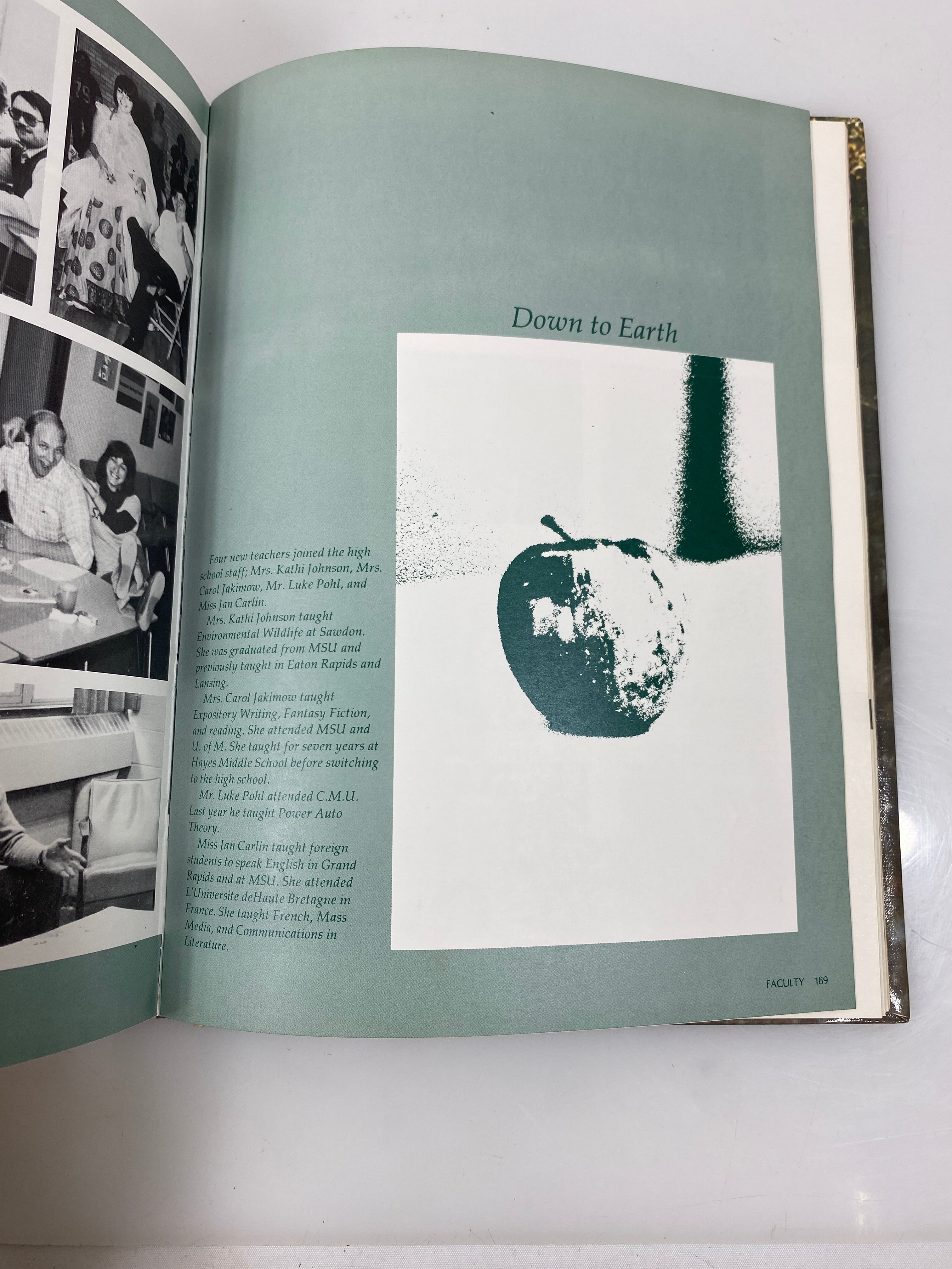 1981 Grand Ledge High School Yearbook Grand Ledge Michigan HC