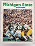 1981 Michigan State vs Michigan Spartan Stadium Sideliner Football Program