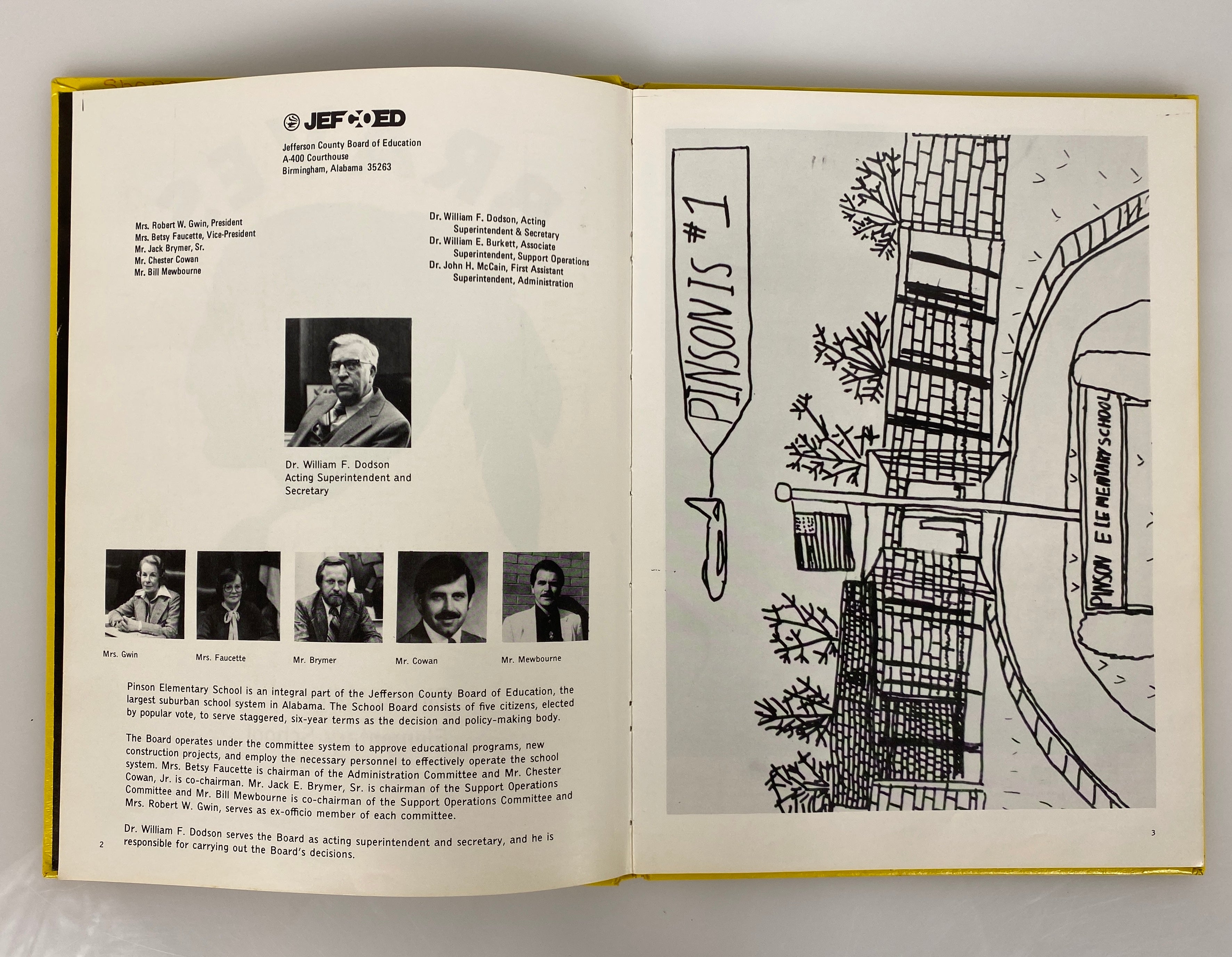 1981 Pinson Valley Elementary School Yearbook Jefferson County Alabama HC