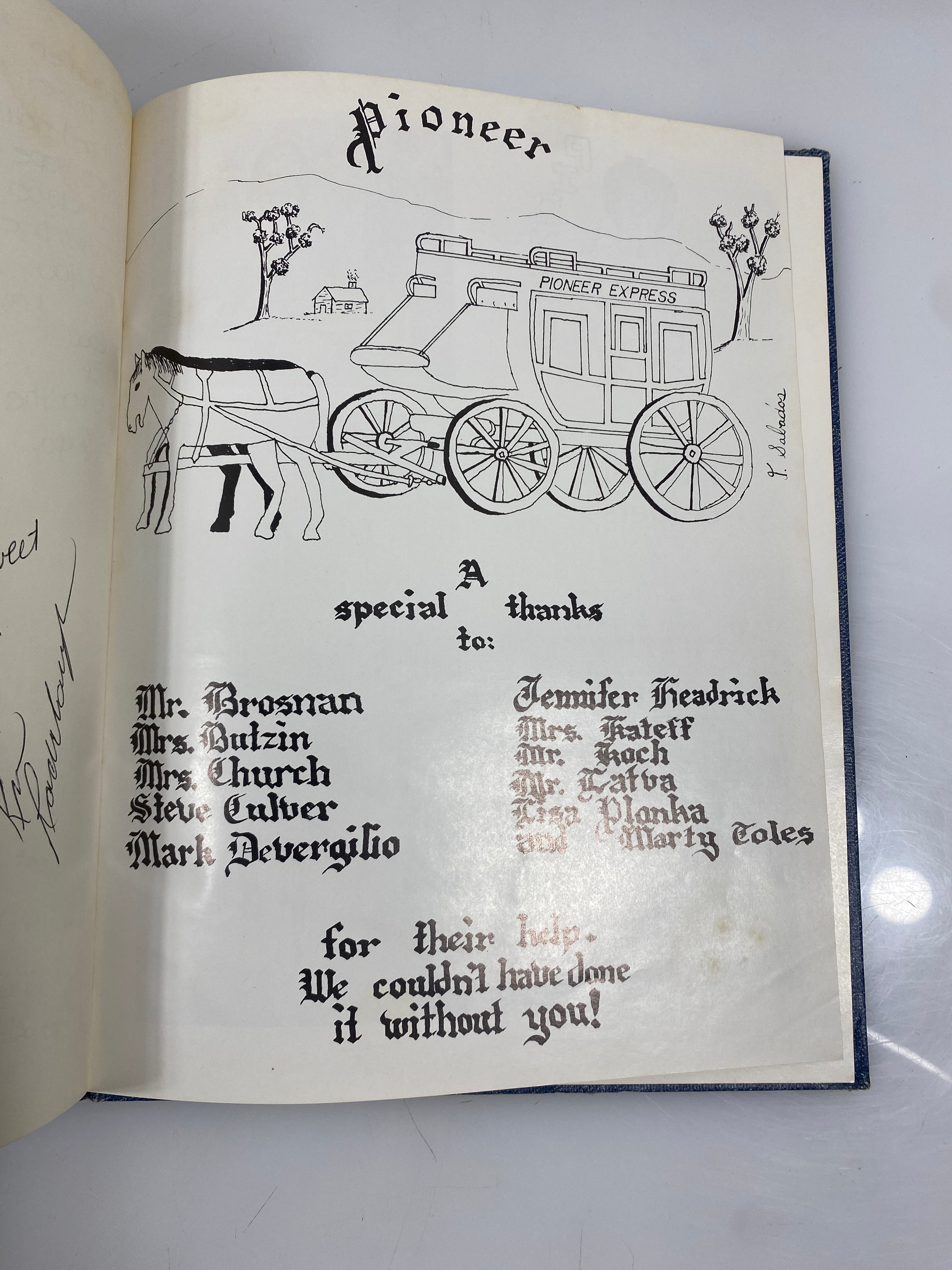 1981 Pioneer Middle School Yearbook Plymouth, Michigan HC