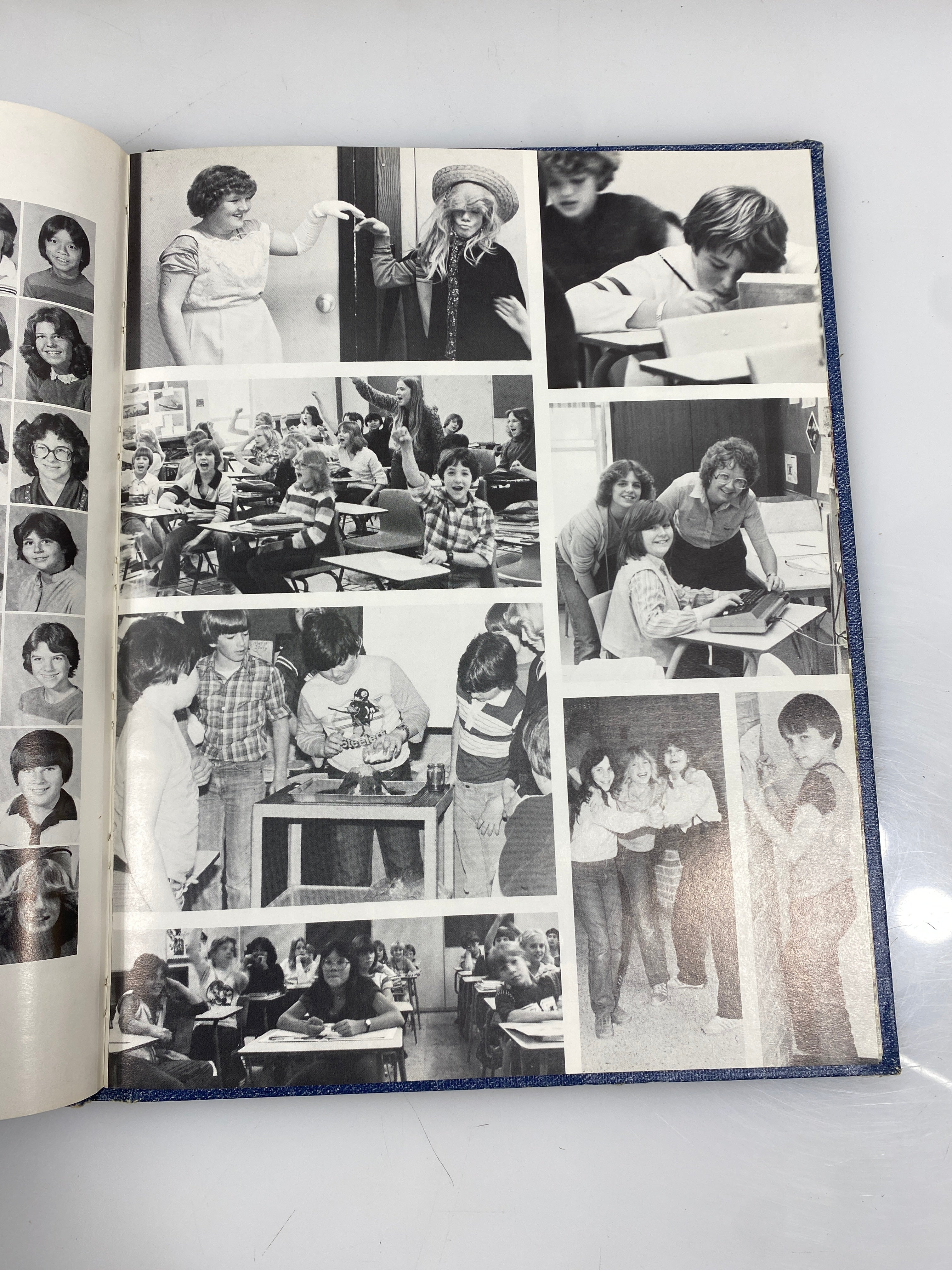 1981 Pioneer Middle School Yearbook Plymouth, Michigan HC