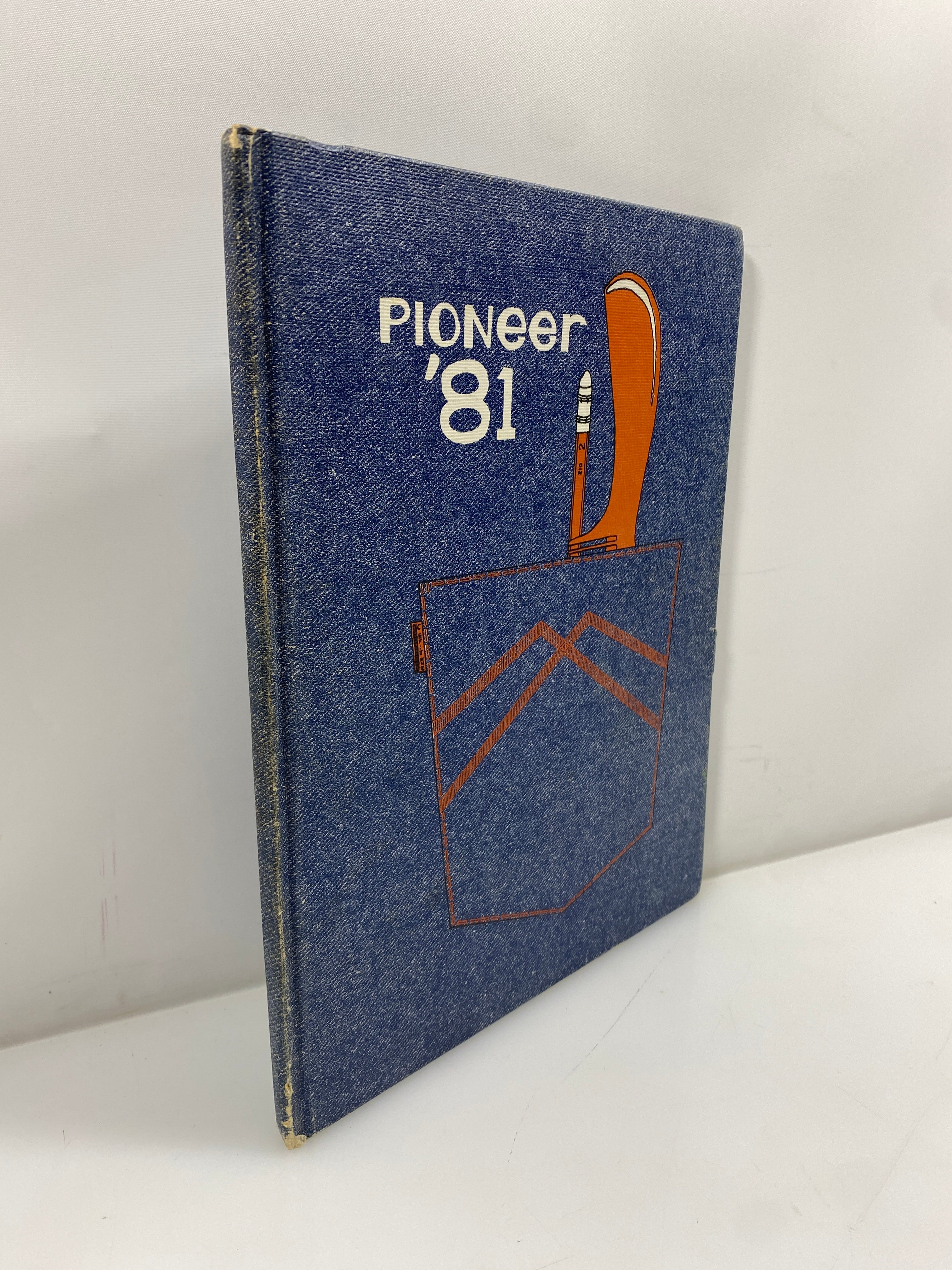 1981 Pioneer Middle School Yearbook Plymouth, Michigan HC