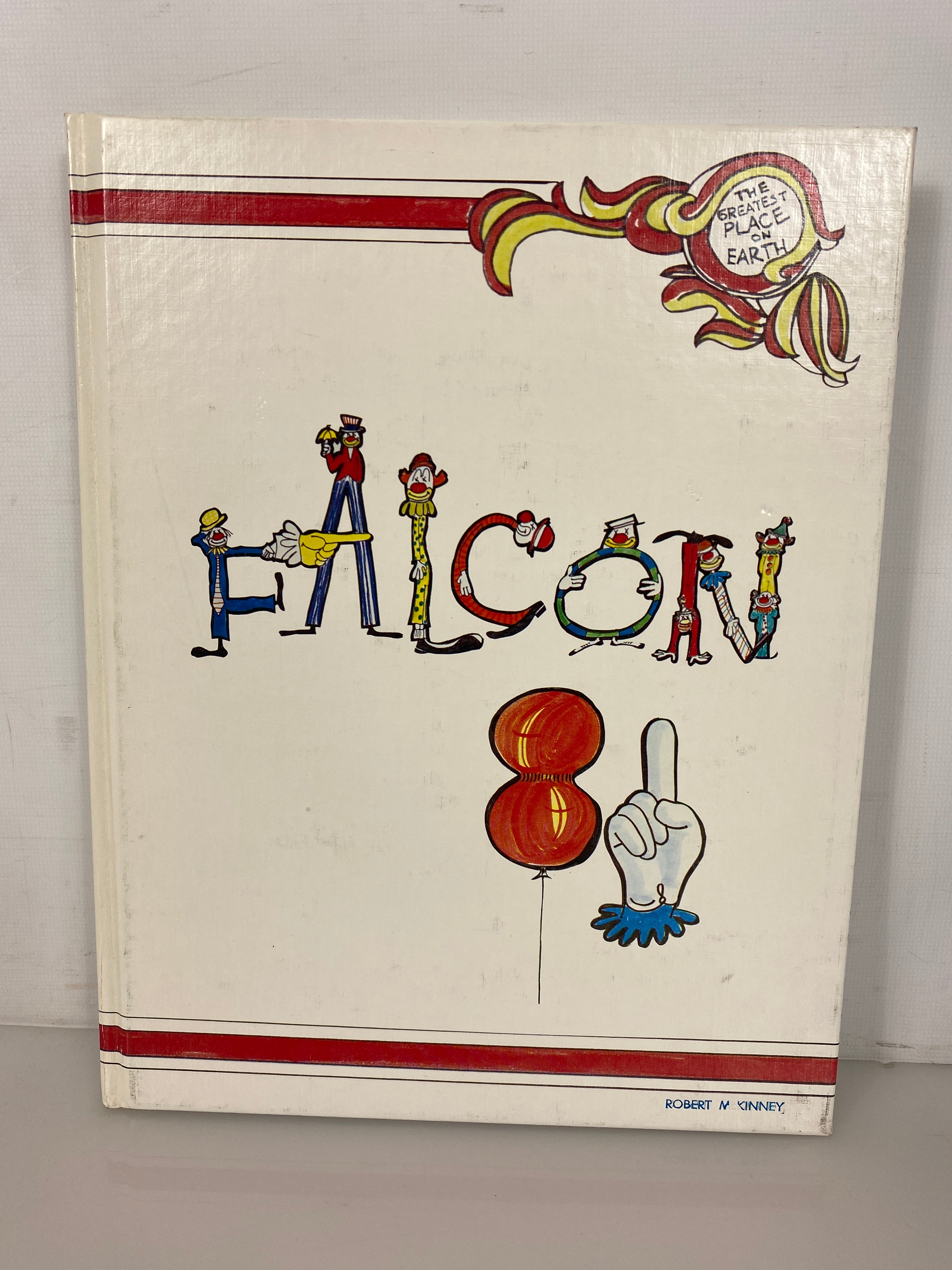 1981 Rochester High School Yearbook "Falcon" Rochester Michigan HC