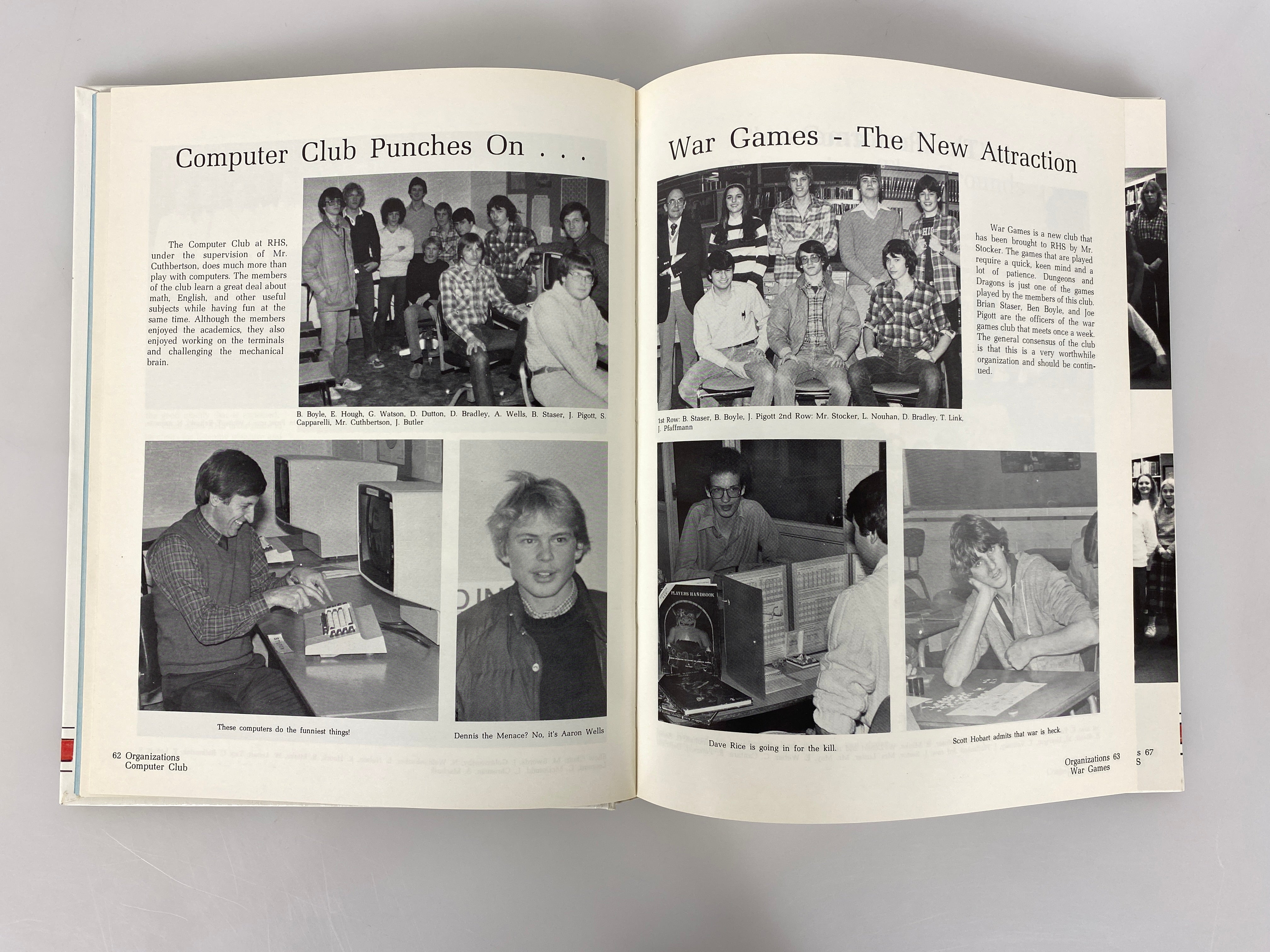 1981 Rochester High School Yearbook "Falcon" Rochester Michigan HC