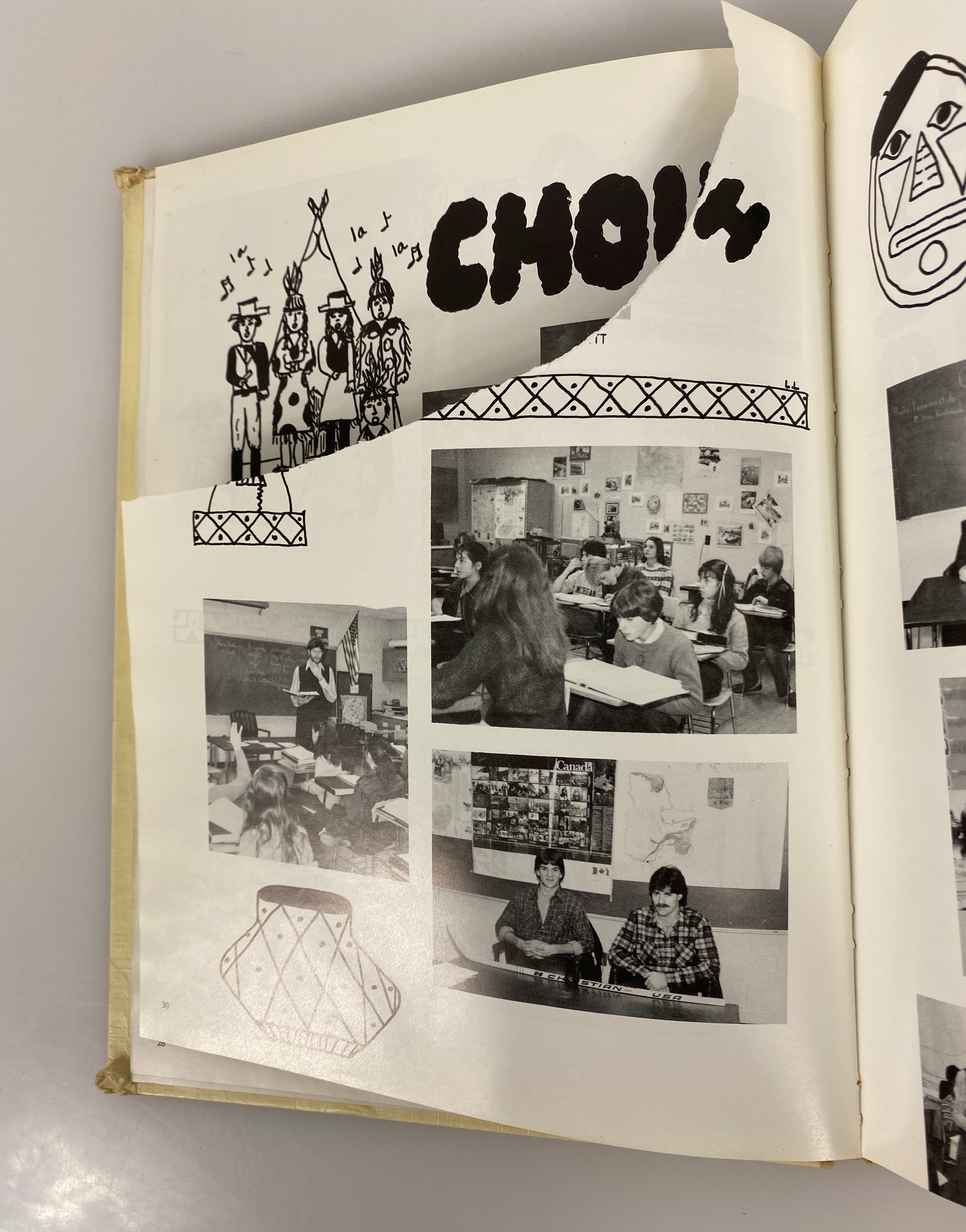 1982 MacDonald Middle School Yearbook East Lansing Michigan HC