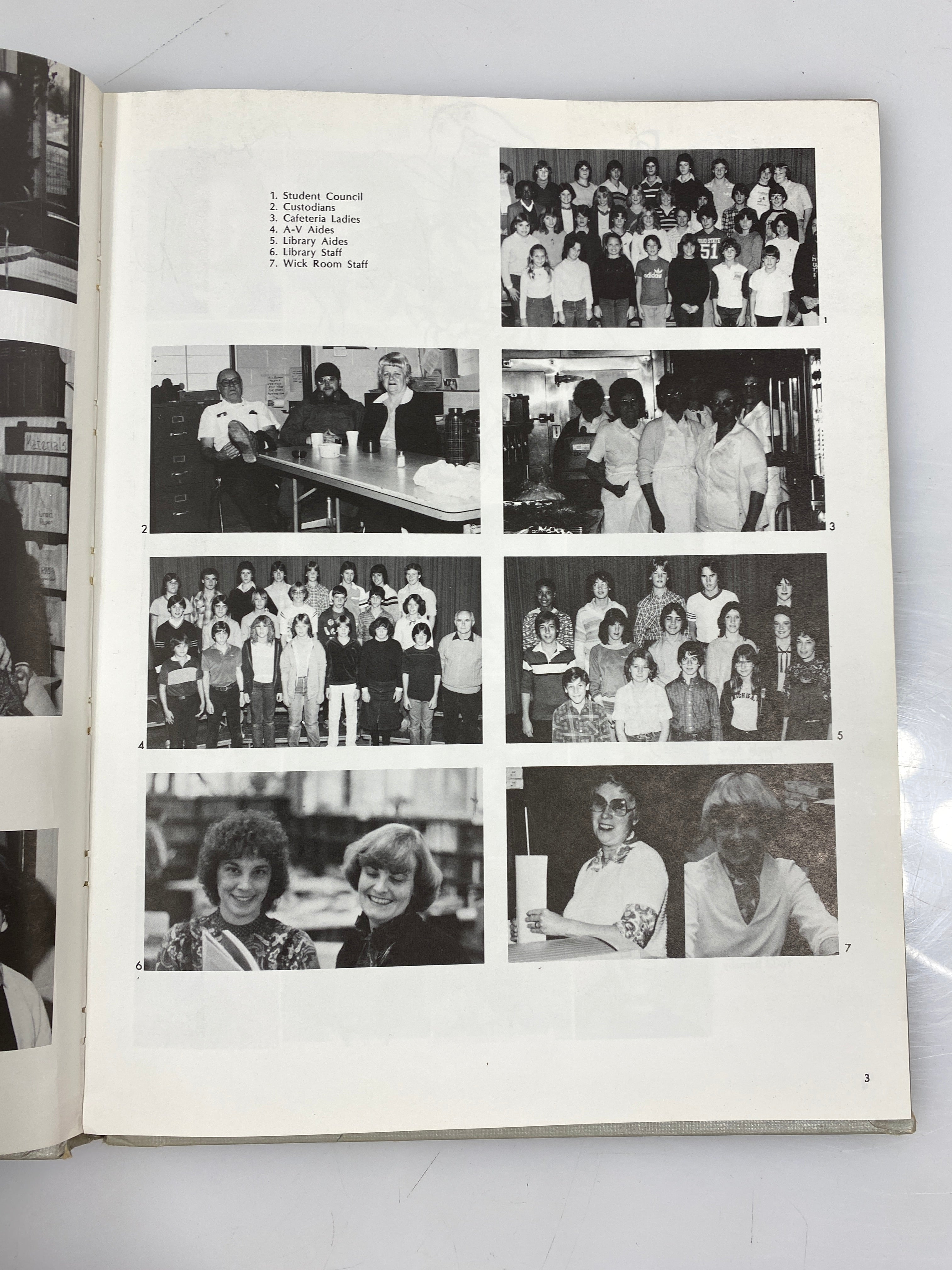 1982 Pioneer Middle School Yearbook Plymouth, Michigan HC
