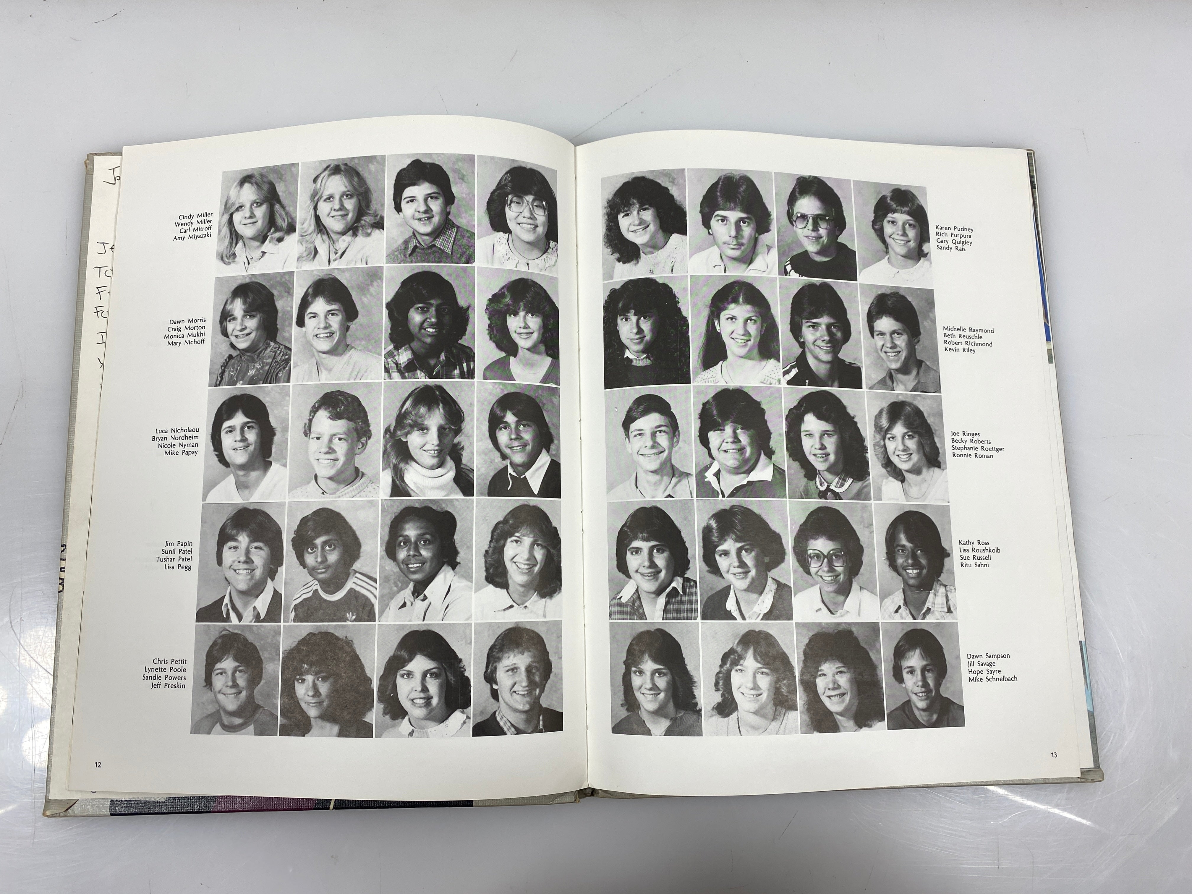 1982 Pioneer Middle School Yearbook Plymouth, Michigan HC