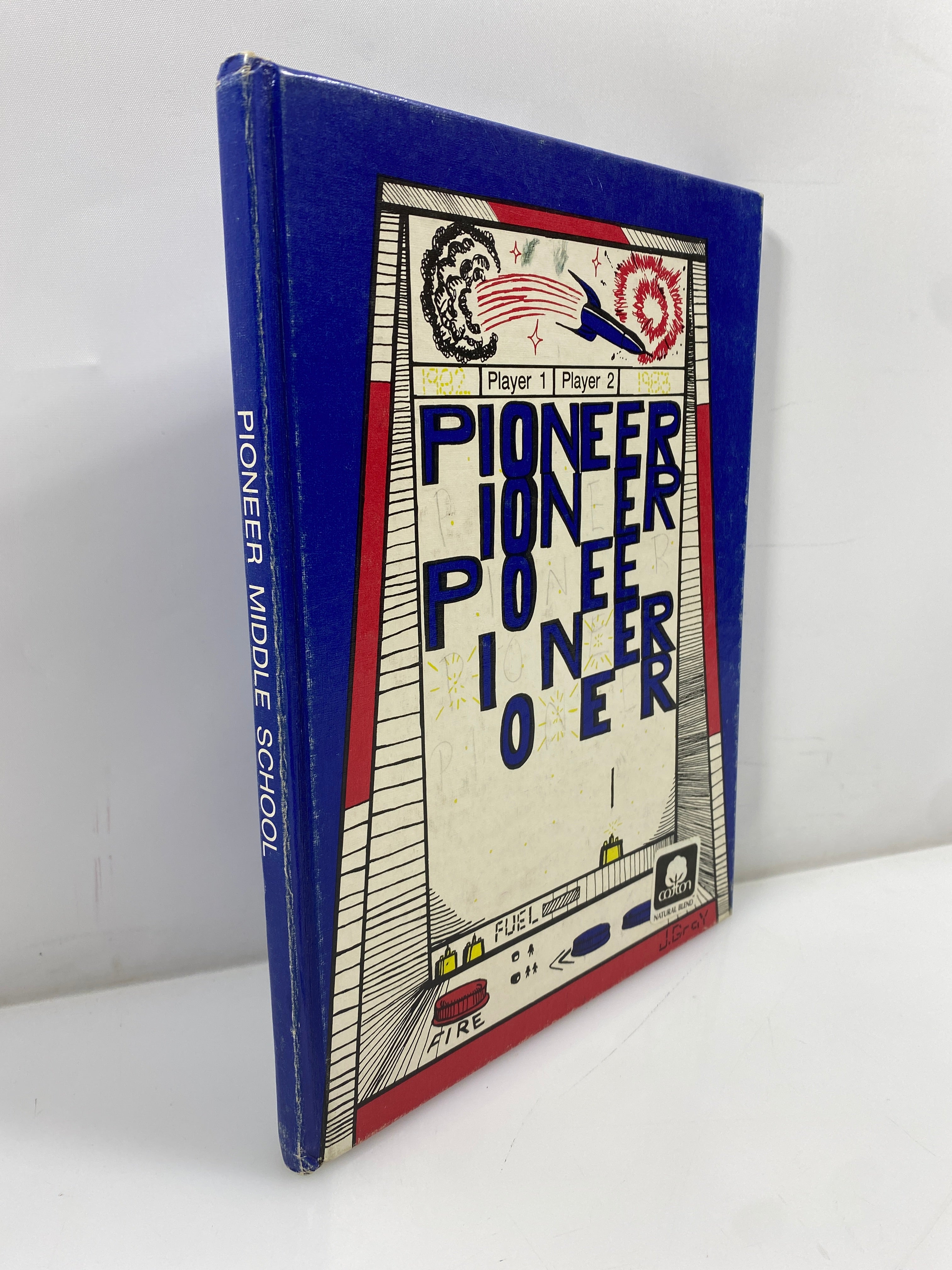 1983 Pioneer Middle School Yearbook Plymouth, Michigan HC