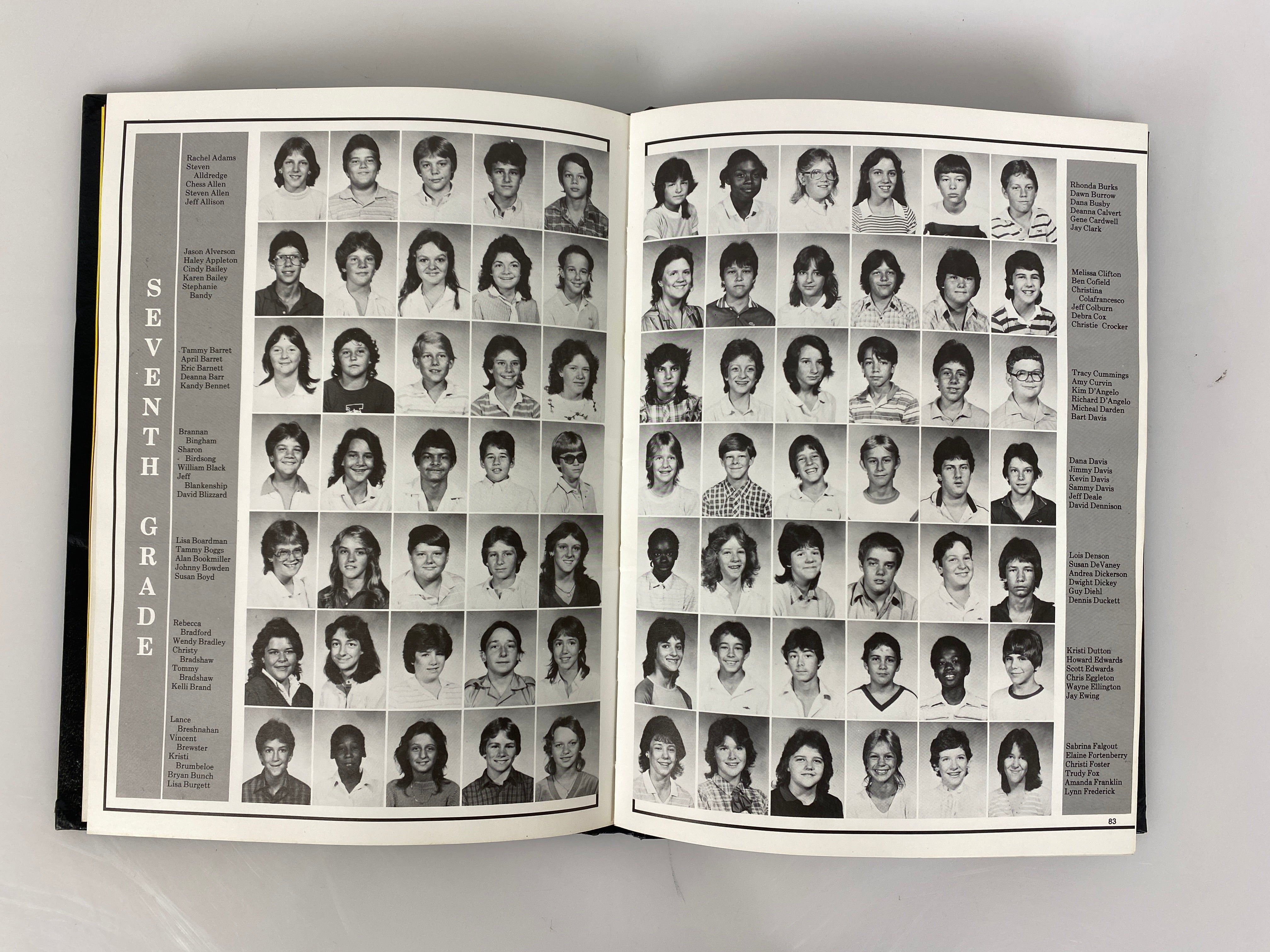 1984 Rudd Junior High School Yearbook Pinson Alabama HC