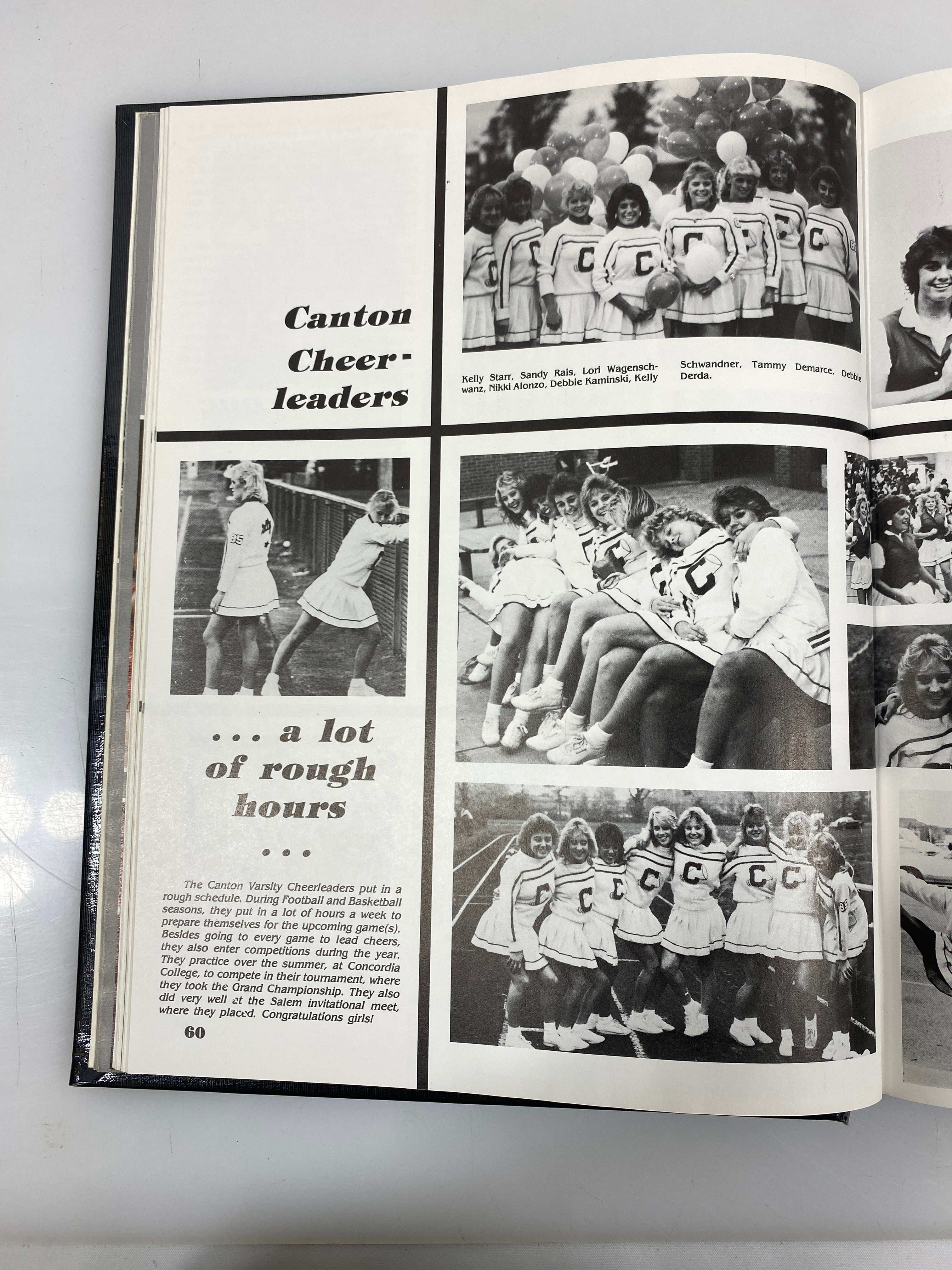 1985 Canton & Salem High Schools Yearbook Canton Michigan HC