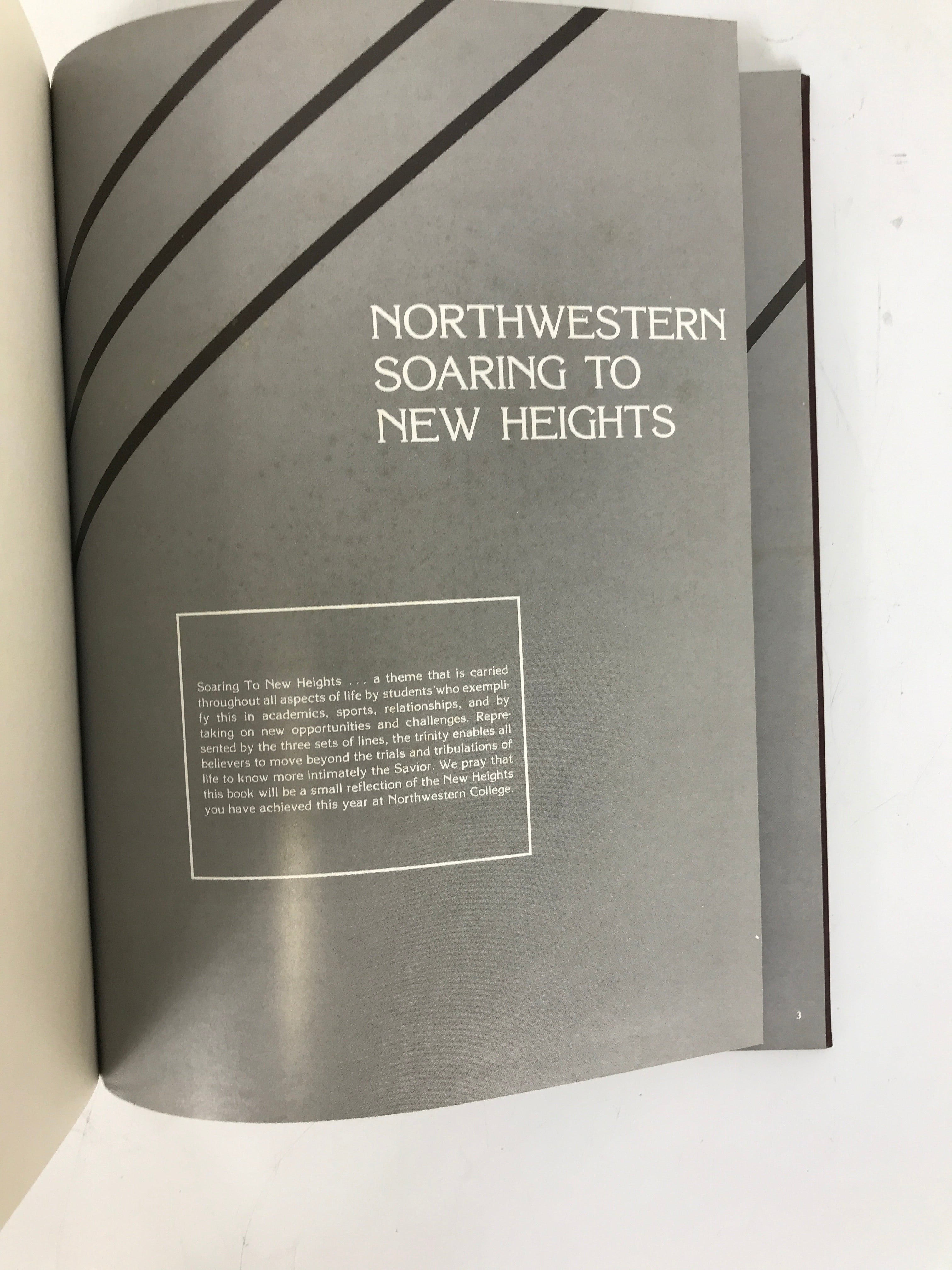1985 Northwestern College Yearbook Orange City Iowa HC