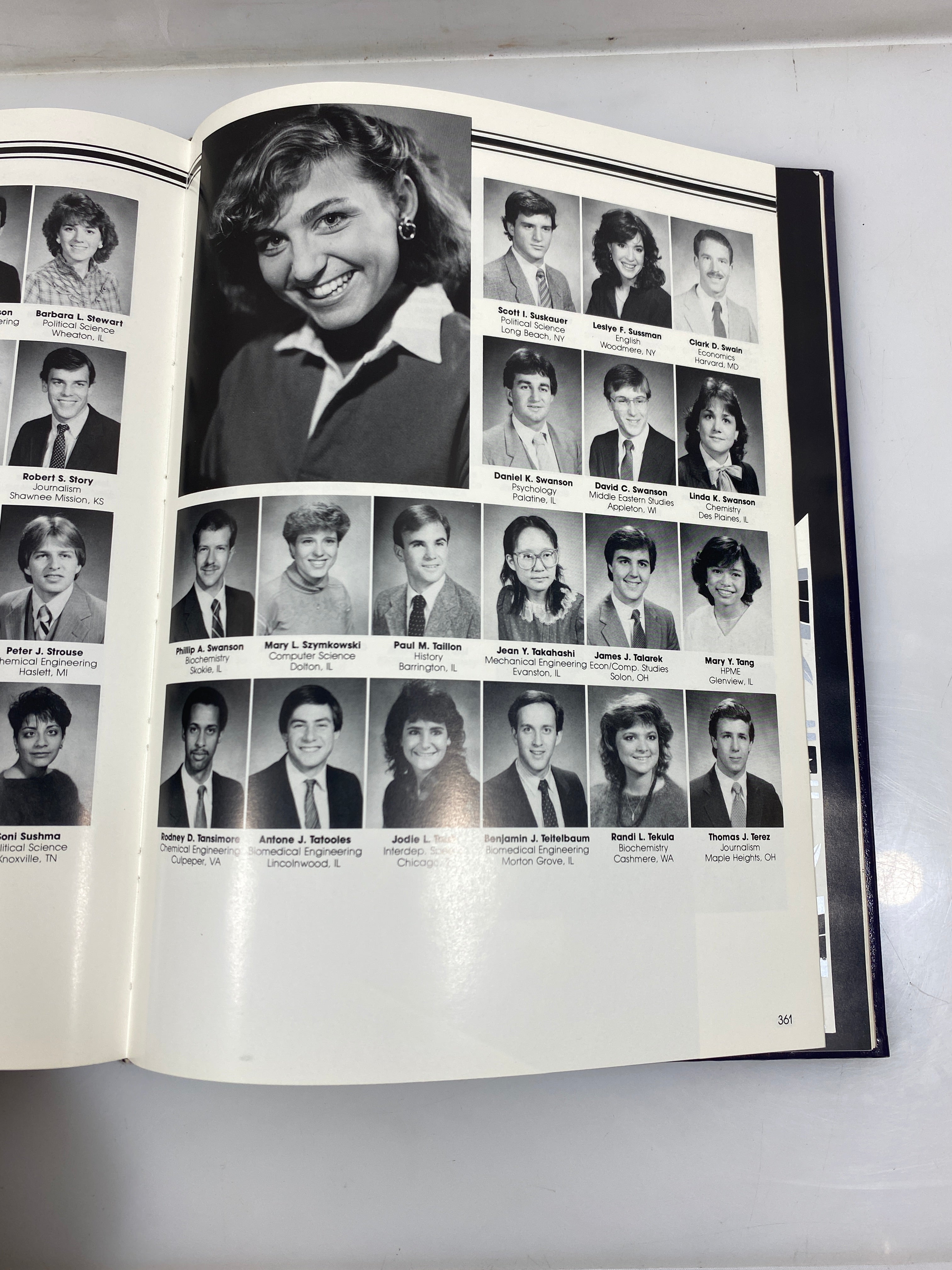 1985 Northwestern University Yearbook Evanston Illinois HC