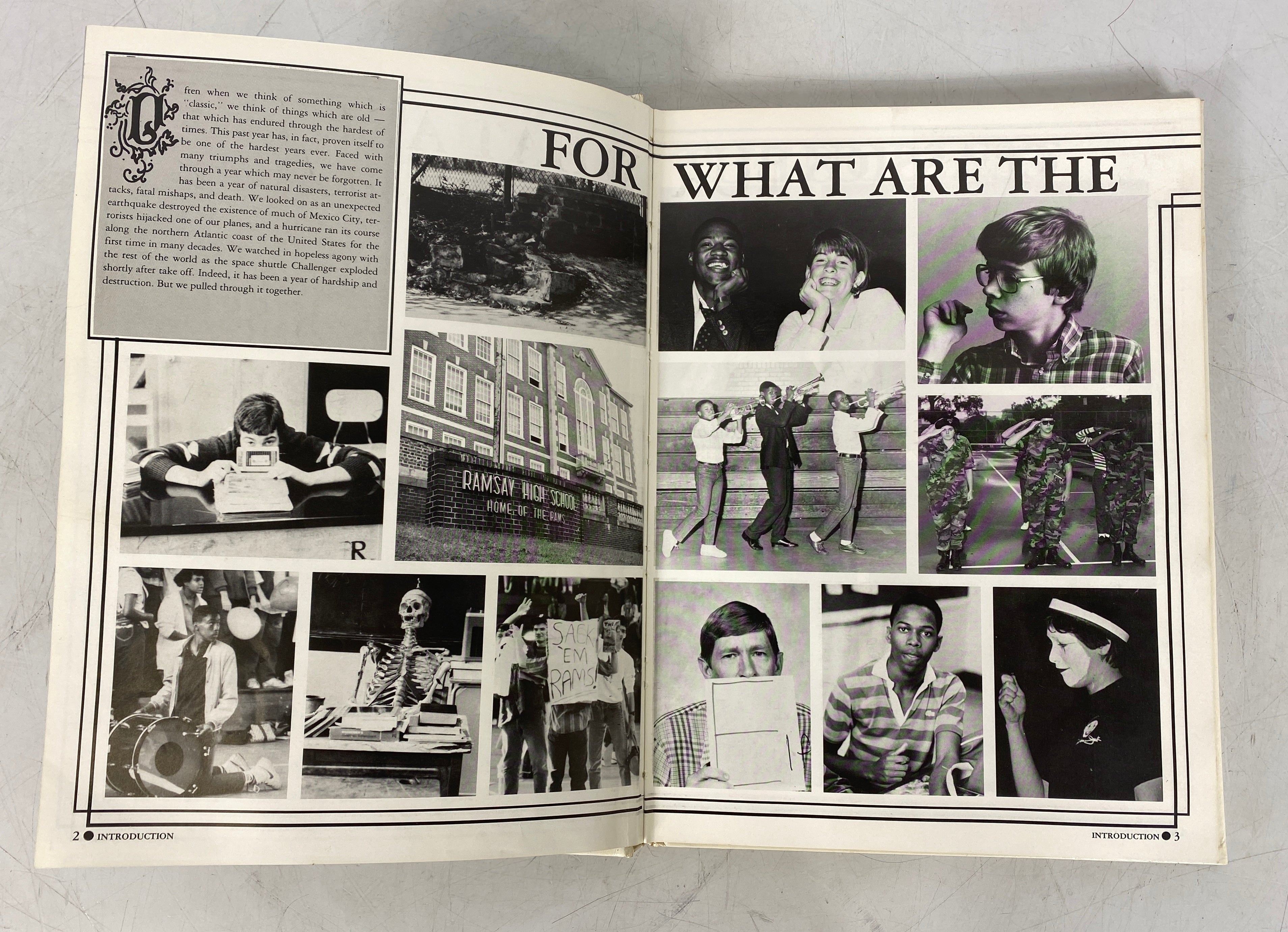 1986 Ramsay High School Yearbook Birmingham Alabama HC