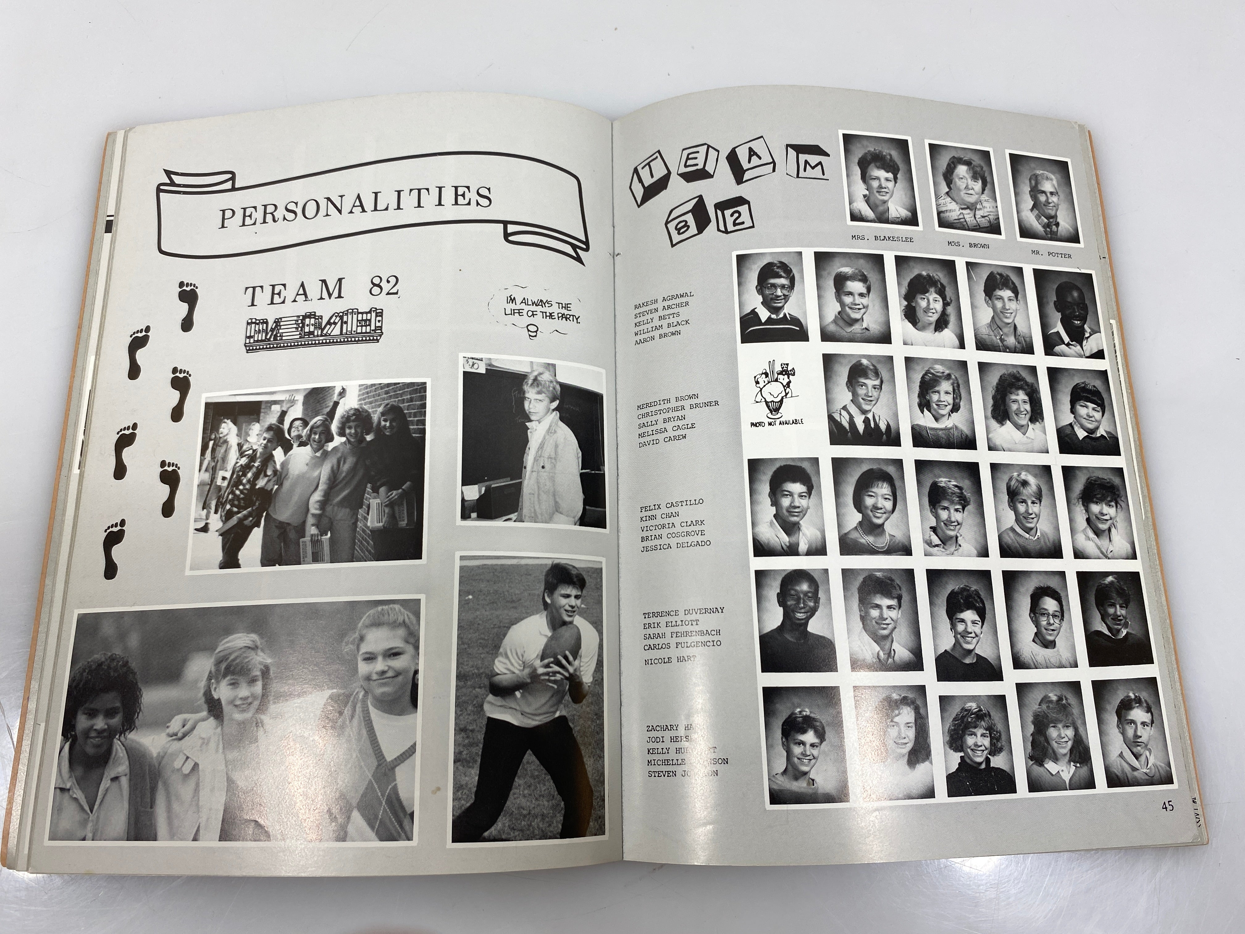 1987 MacDonald Middle School Yearbook East Lansing Michigan SC