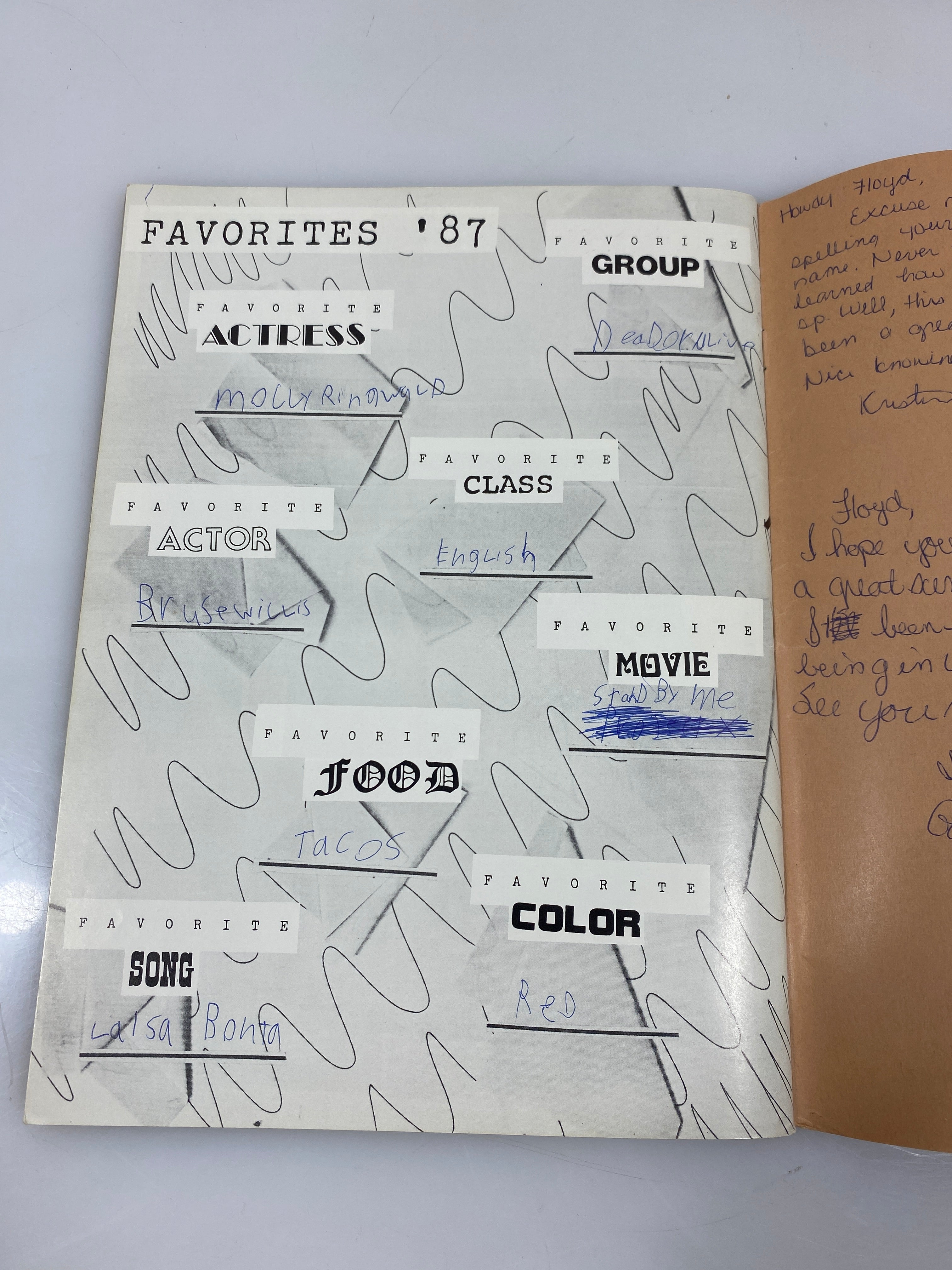 1987 MacDonald Middle School Yearbook East Lansing Michigan SC