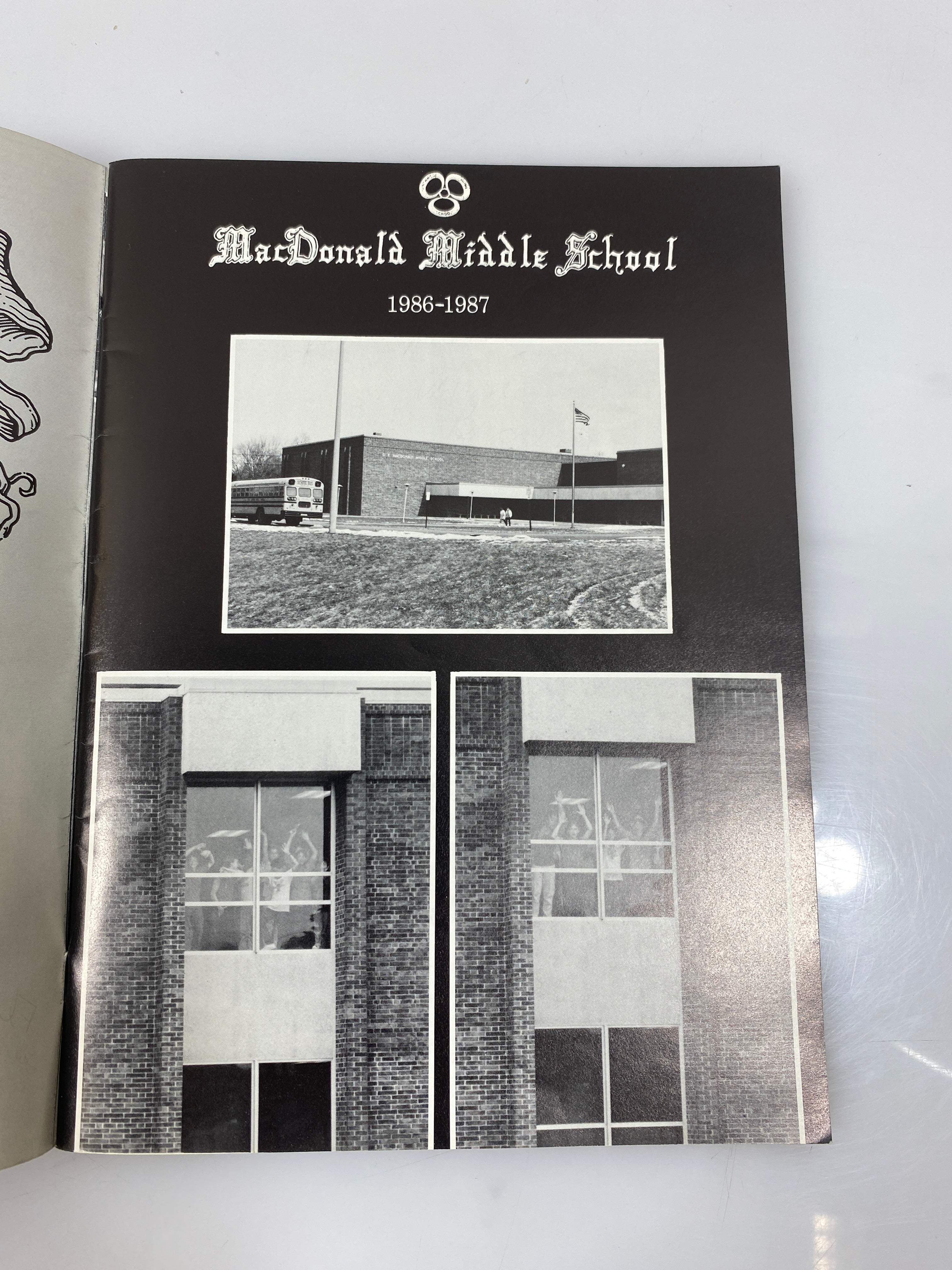 1987 MacDonald Middle School Yearbook East Lansing Michigan SC