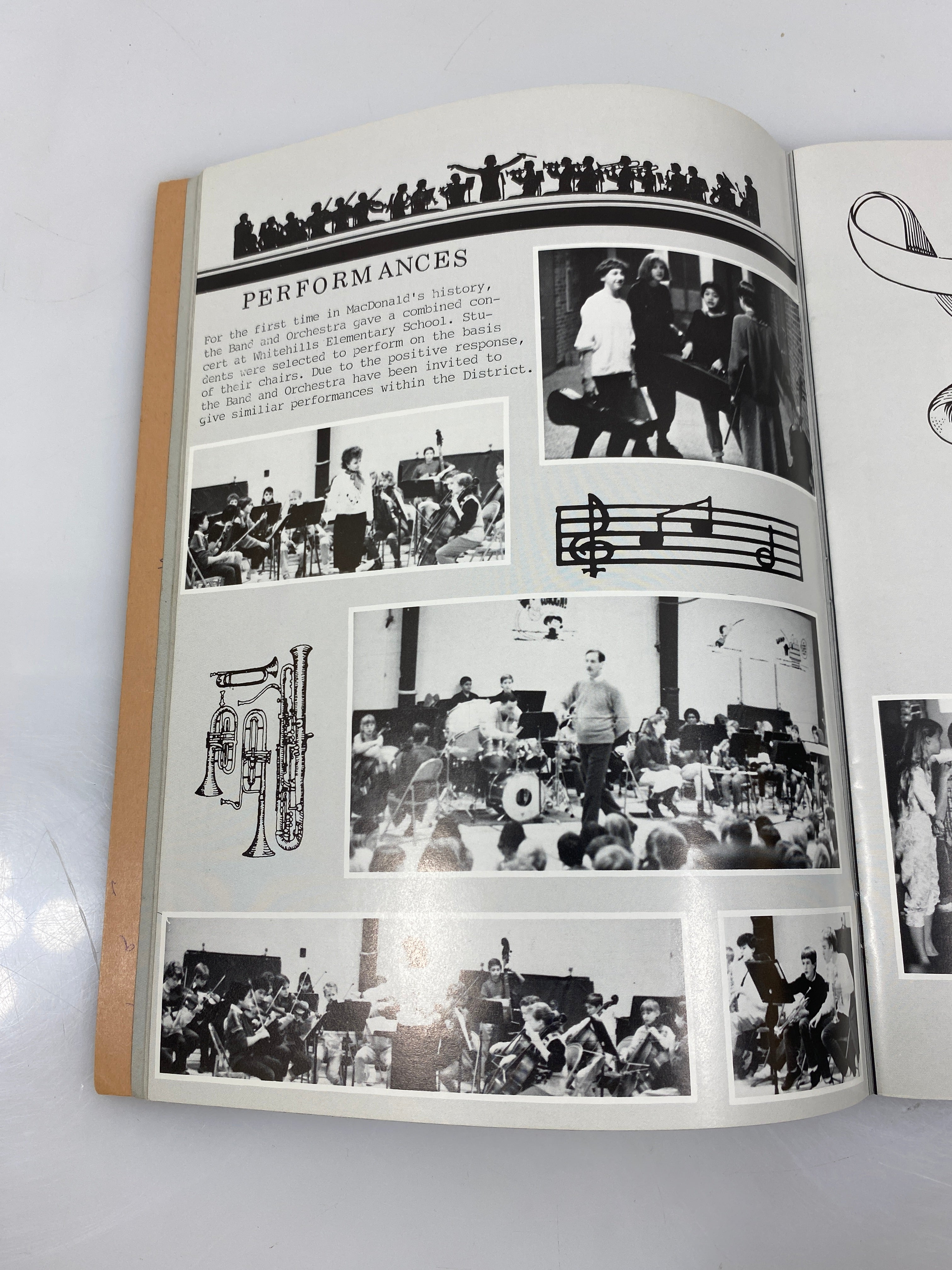 1987 MacDonald Middle School Yearbook East Lansing Michigan SC