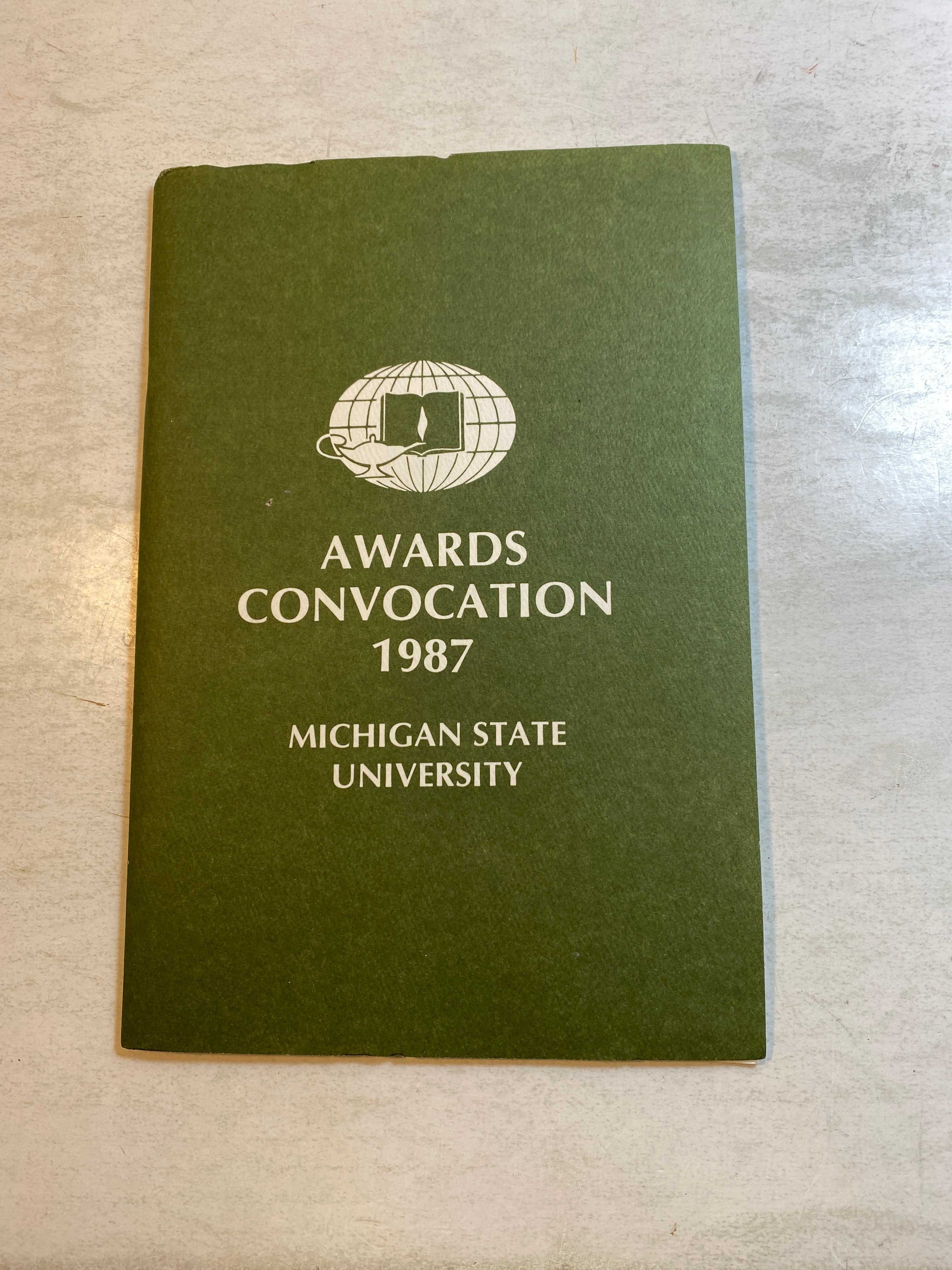 1987 Michigan State Faculty Awards Convocation Program