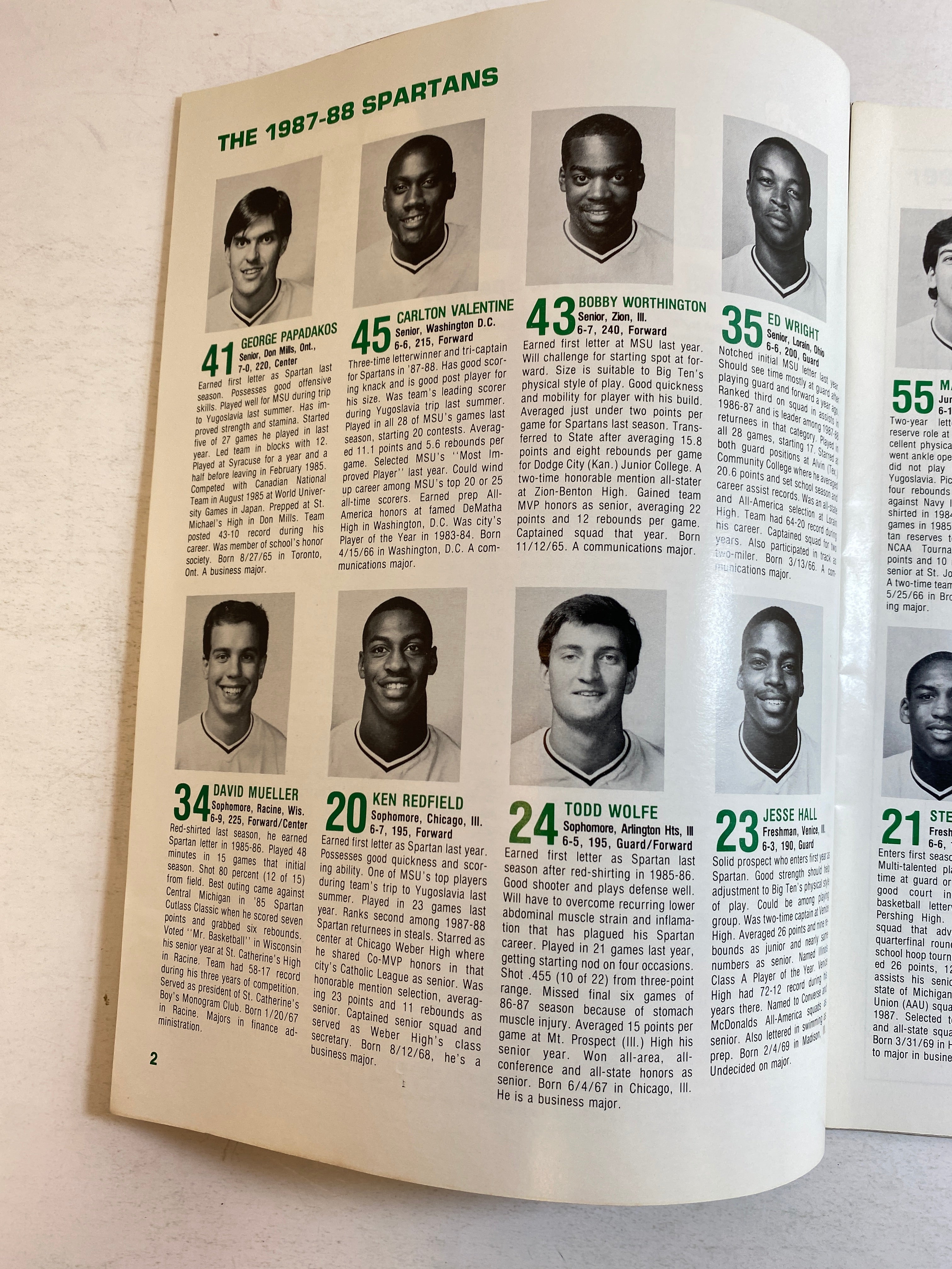 1987 Michigan State Vs San Jose State Basketball Program