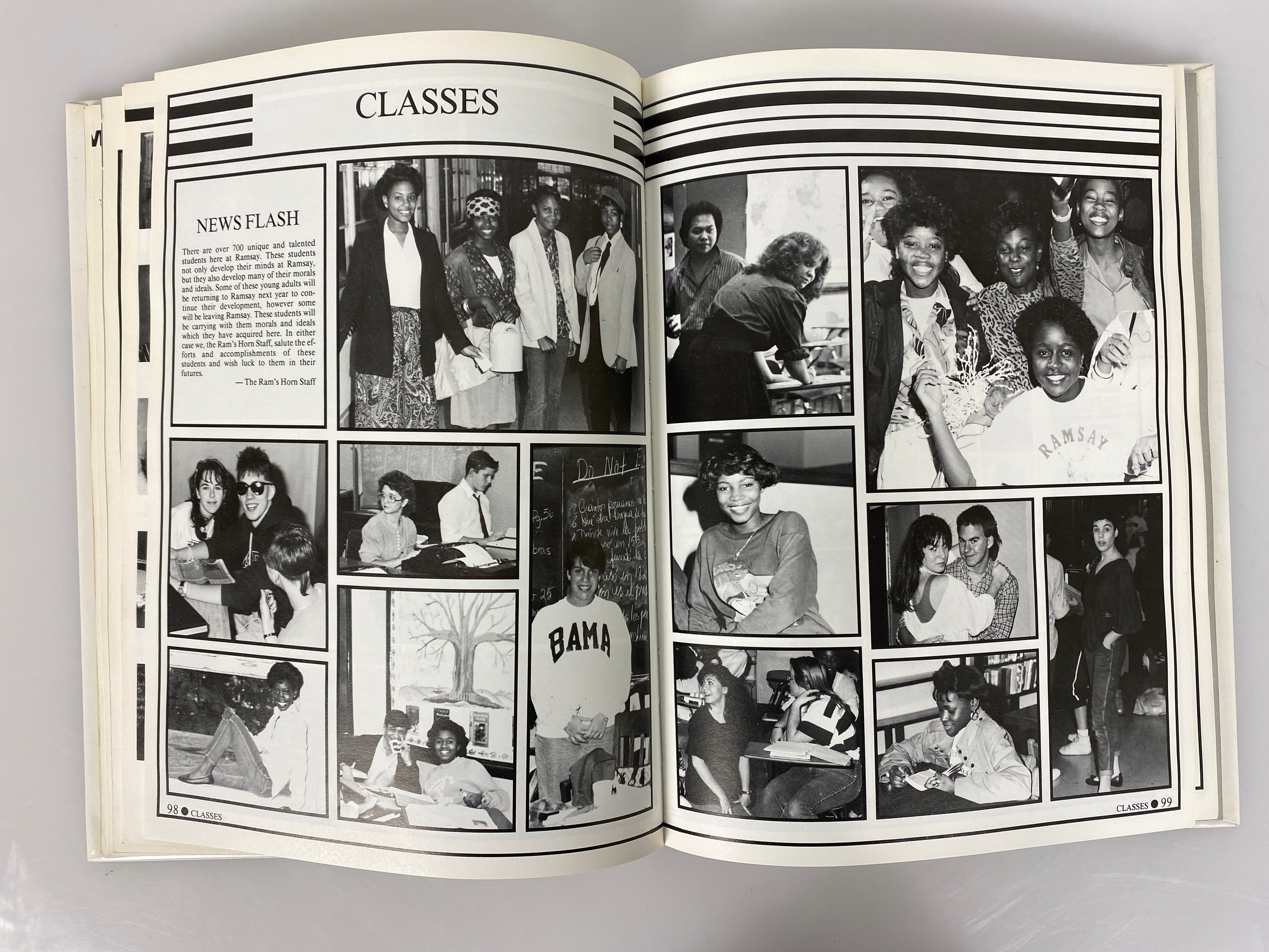 1987 Ramsay High School Yearbook Birmingham Alabama HC