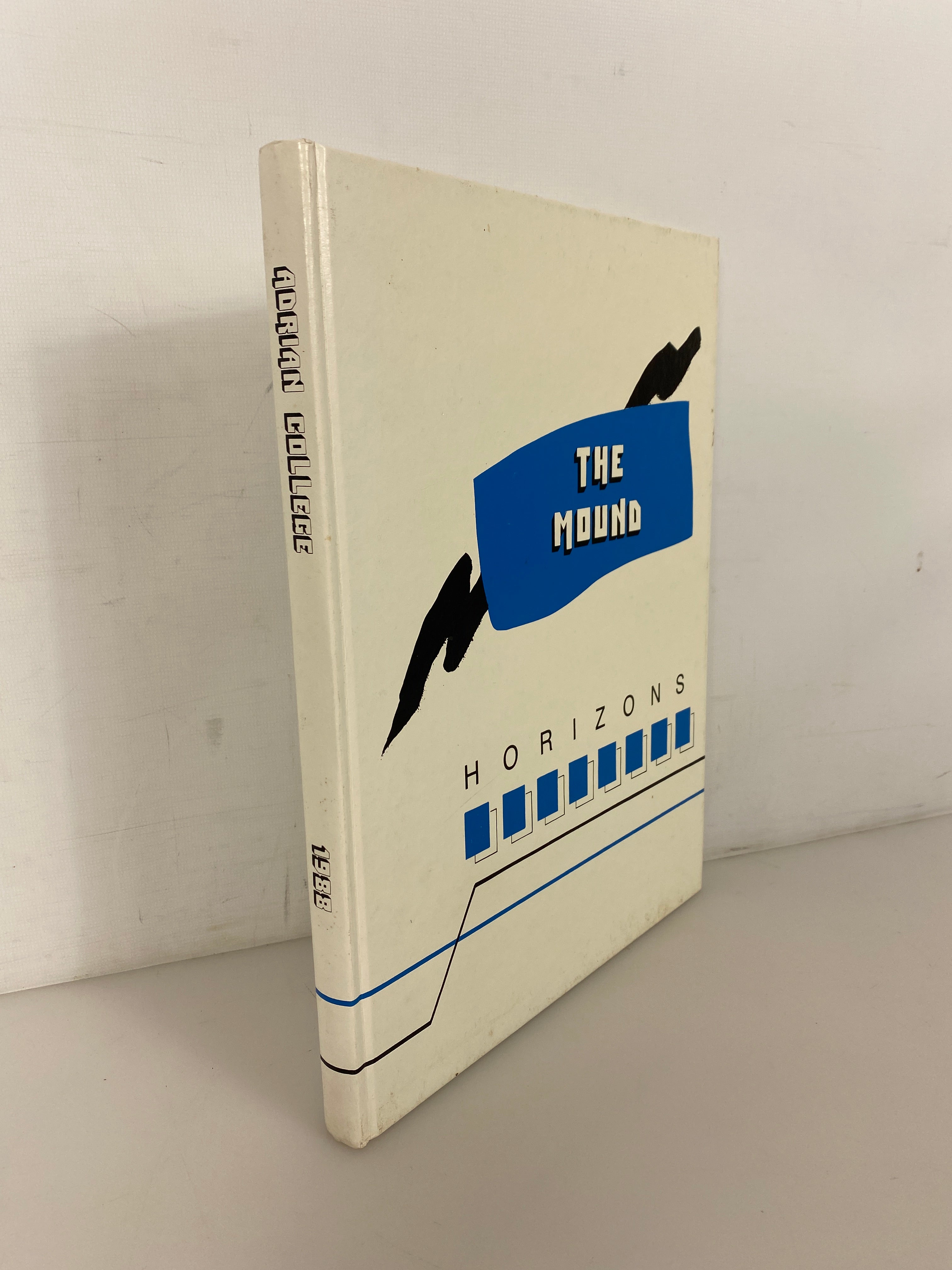 1988 Adrian College Yearbook "The Mound" Adrian Michigan HC