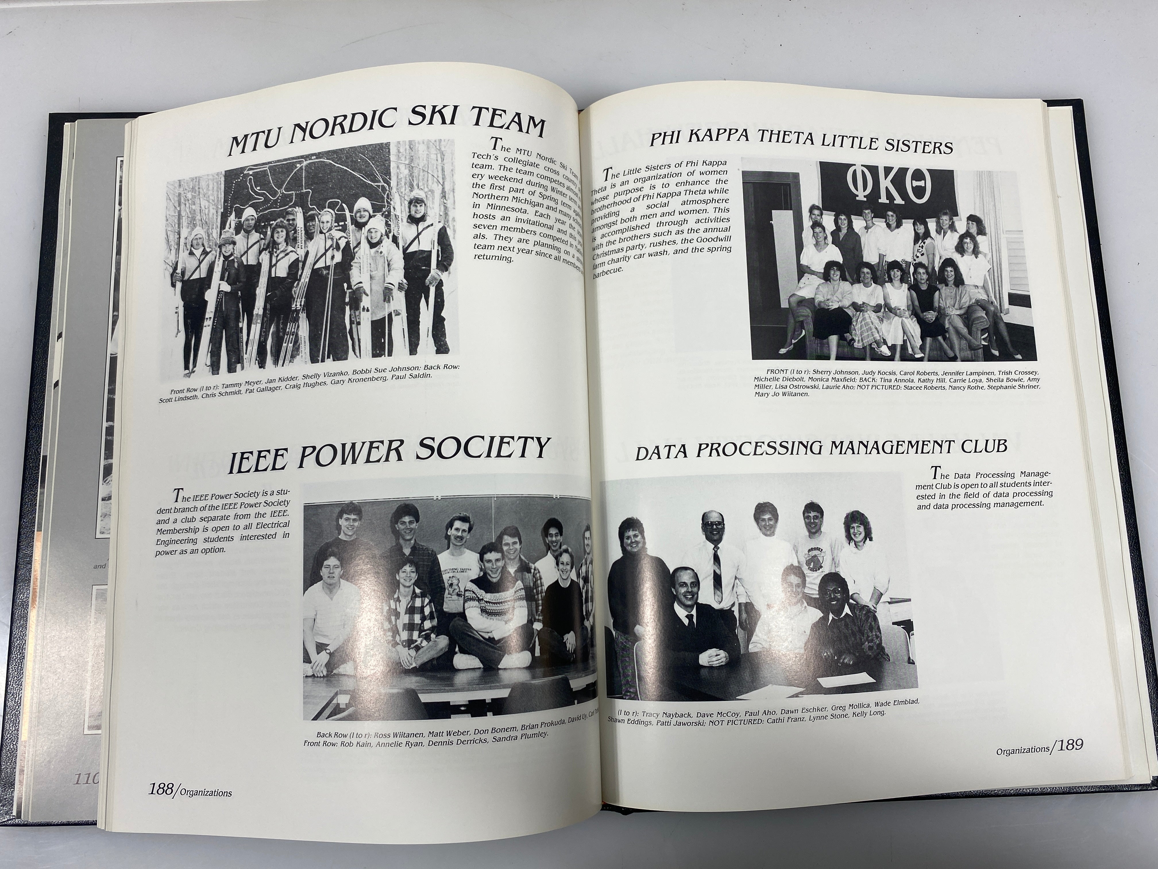 1988 Michigan Technological University Yearbook "Keweenawan" HC